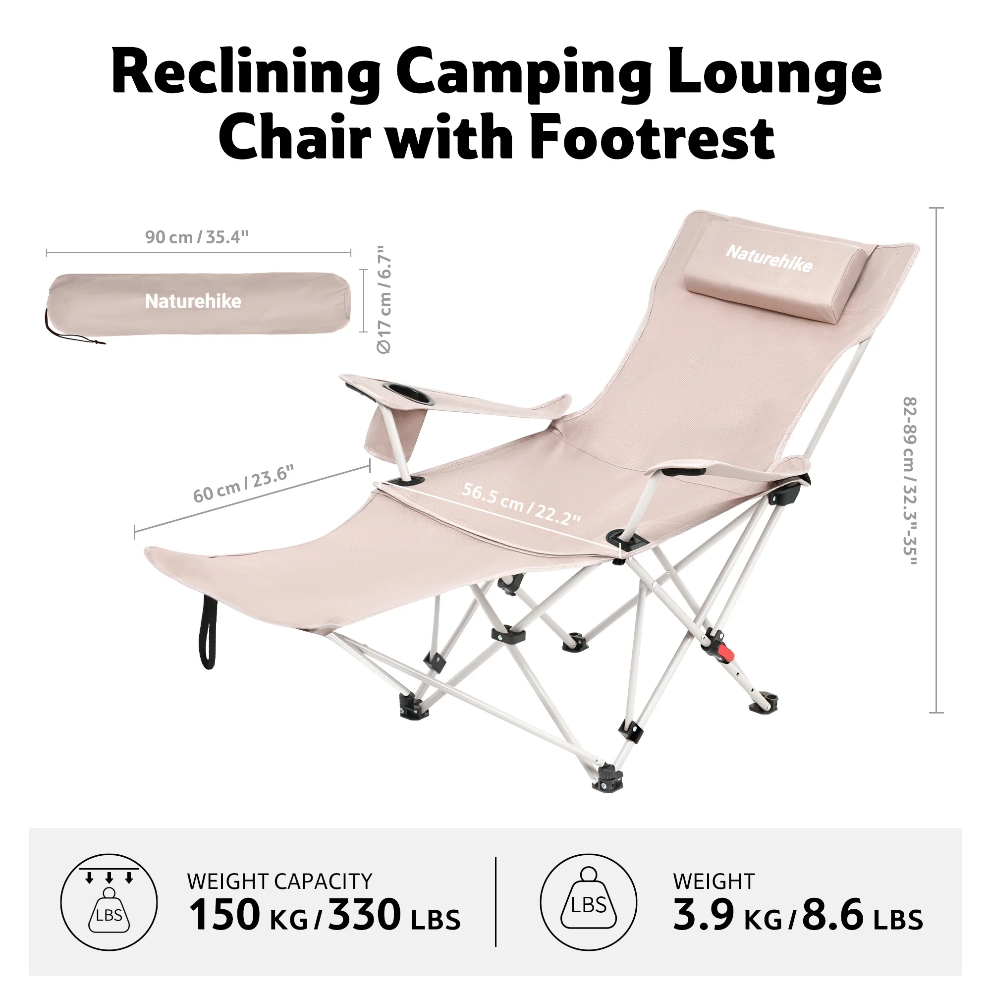 SeaStar™ High-Back Camping Chair with Footrest - Image 10