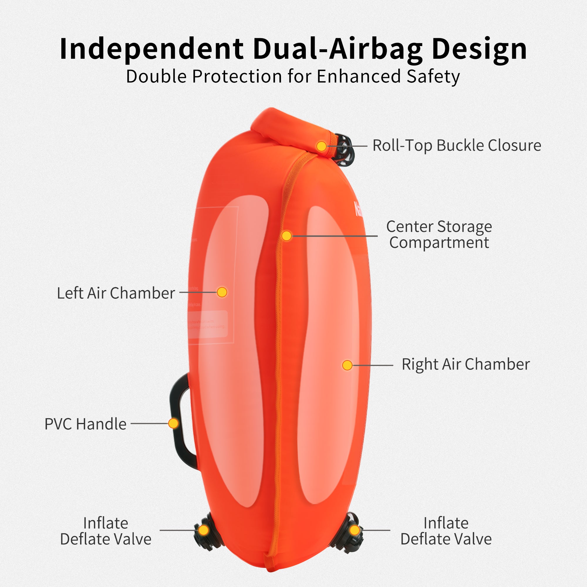 25L High Visible Safety Dry Bag - Image 7