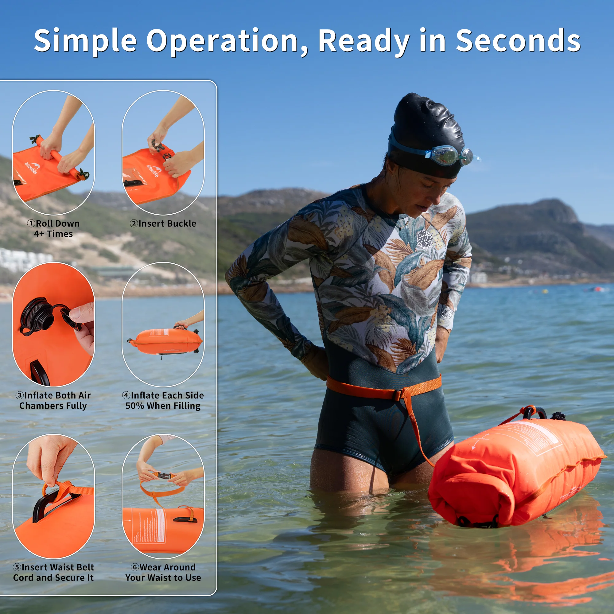 25L High Visible Safety Dry Bag - Image 8