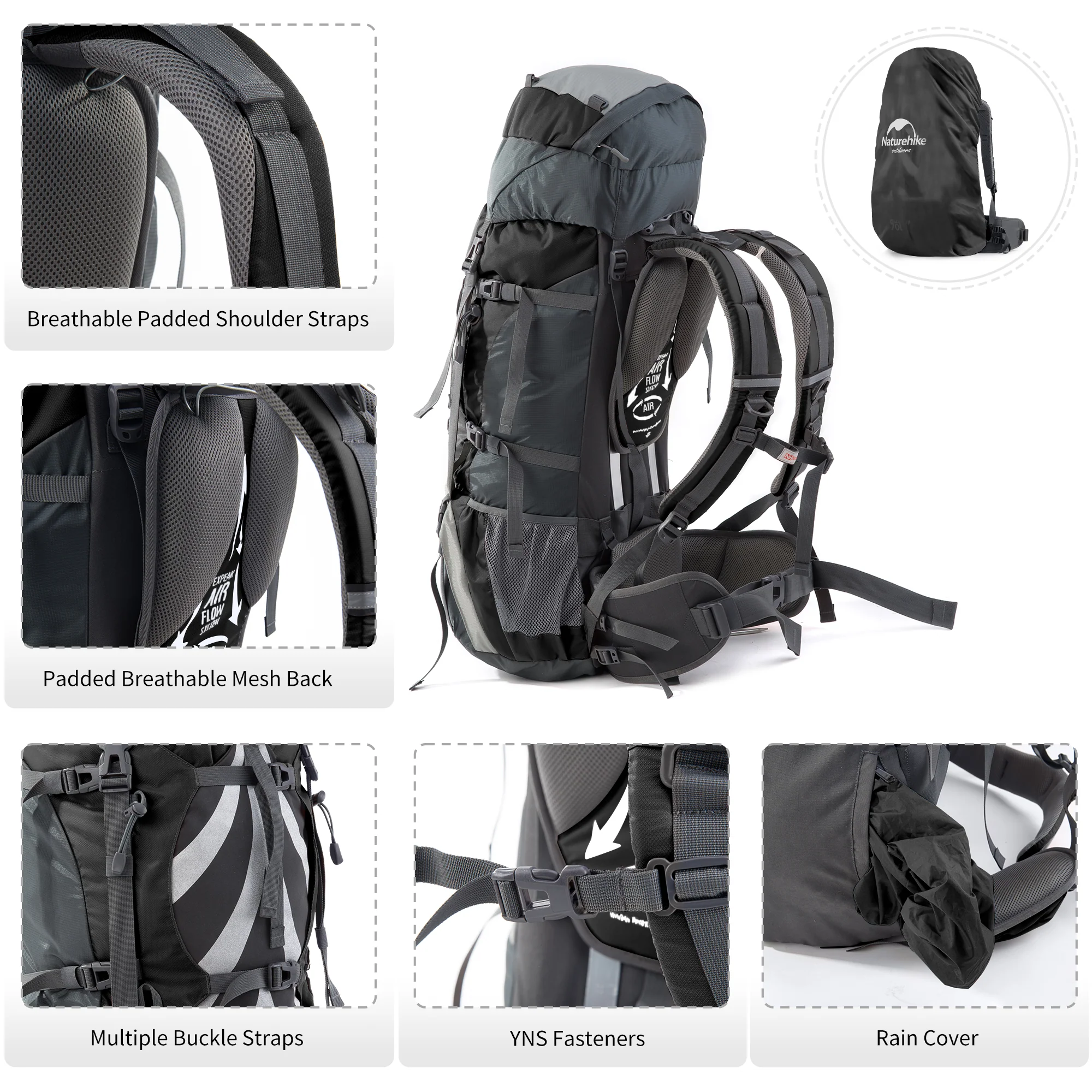 70+5L Mountaineering Backpack - Image 3