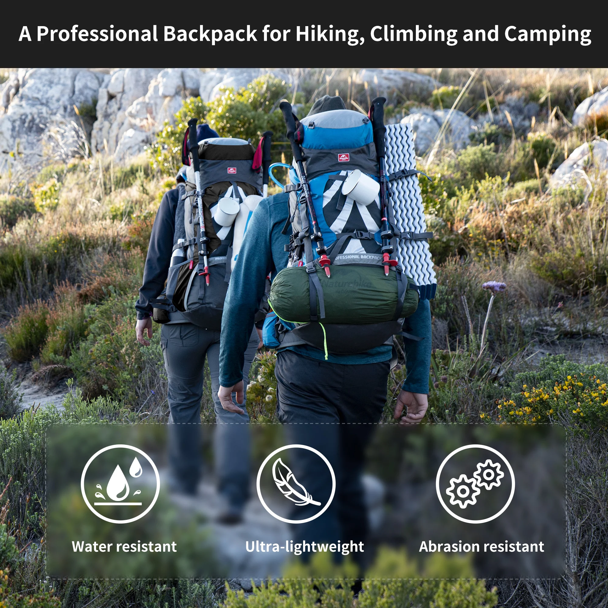 70+5L Mountaineering Backpack - Image 6