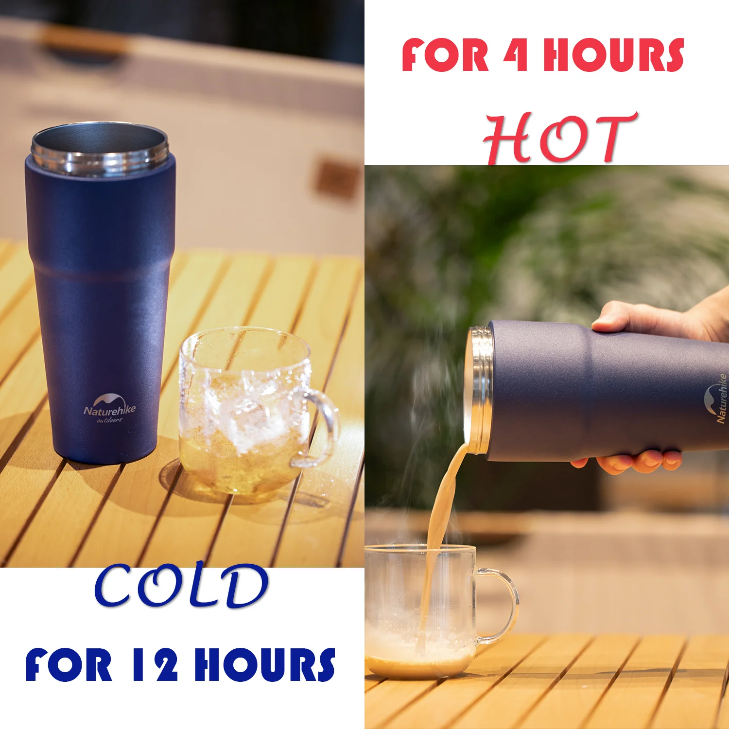 750ml HOT/COLD Stainless Steel Travel Coffee Cup - Image 4