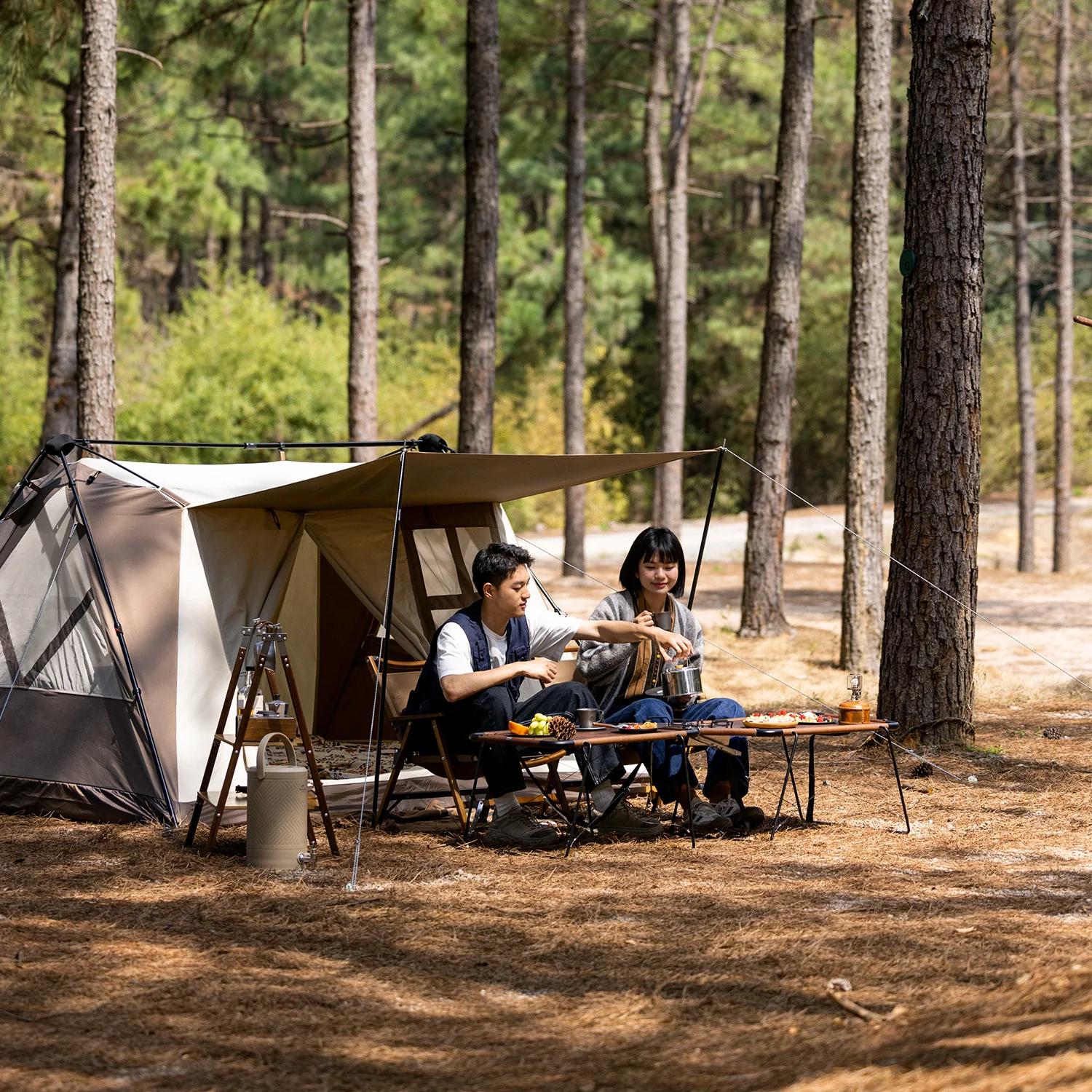 A-Type Cotton Roof Automatic 4 Season Tent - Image 8