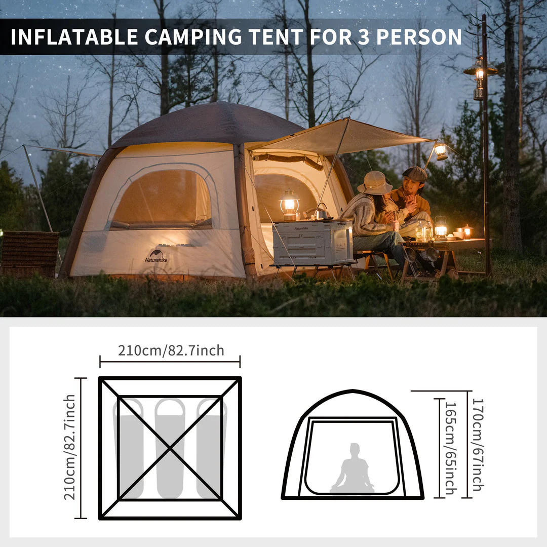 Ango air 3 inflatable 4 Season tent - Image 2