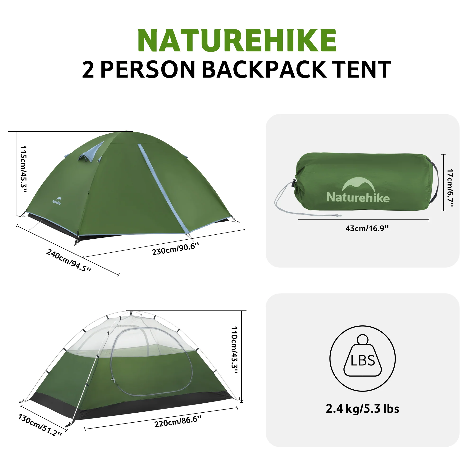 Bleik™ 2-Person Backpacking Tent - Image 10