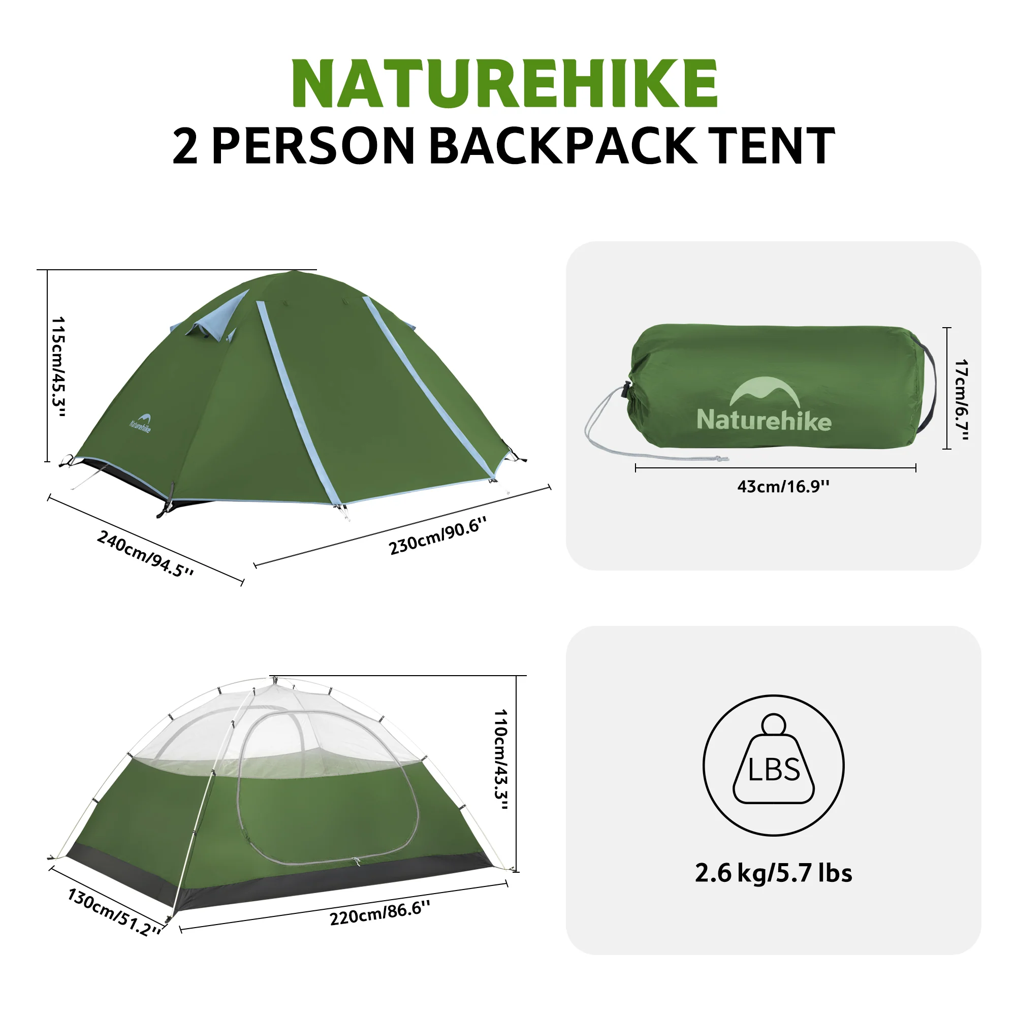 Bleik™ 2-Person Backpacking Tent - Image 15