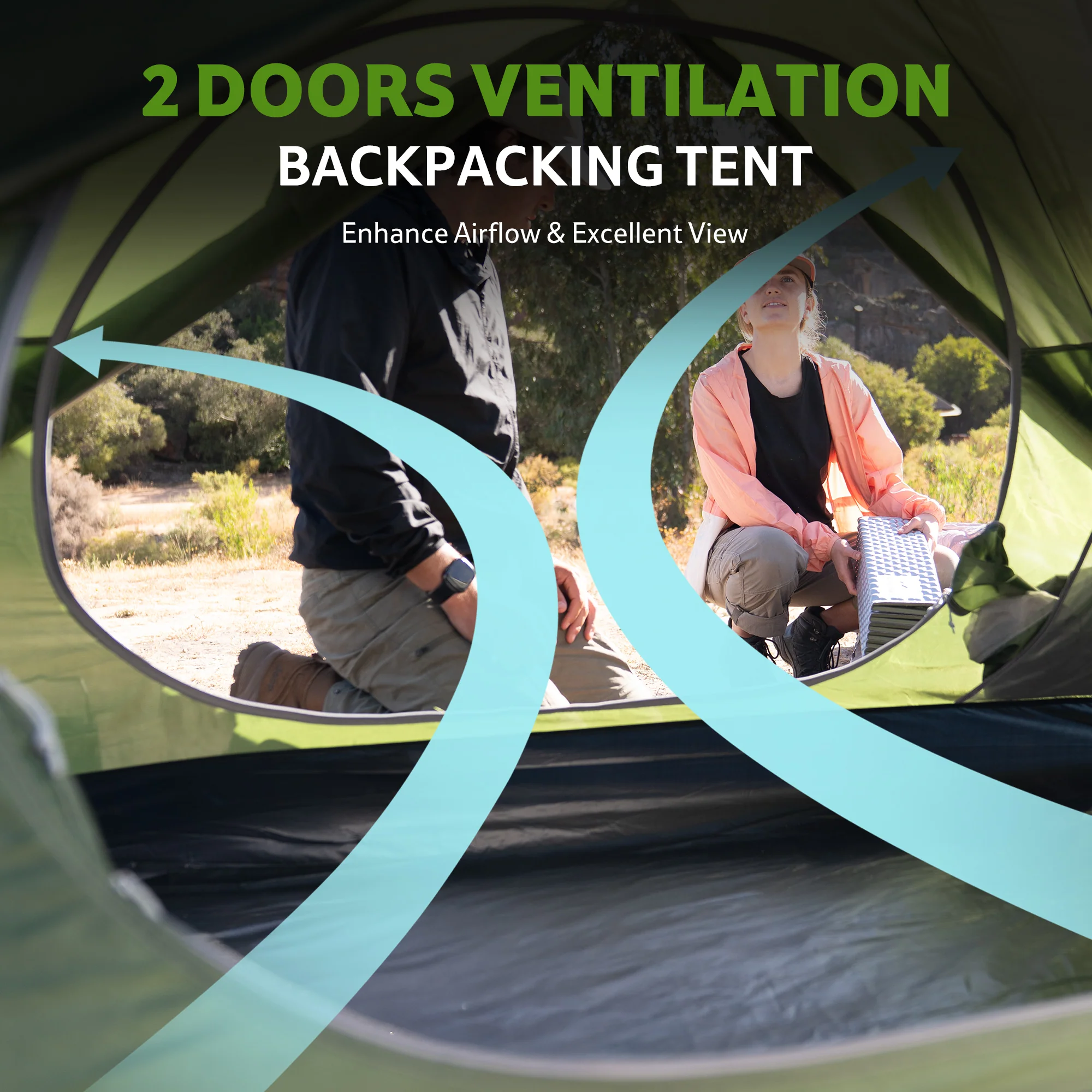 Bleik™ 2-Person Backpacking Tent - Image 6