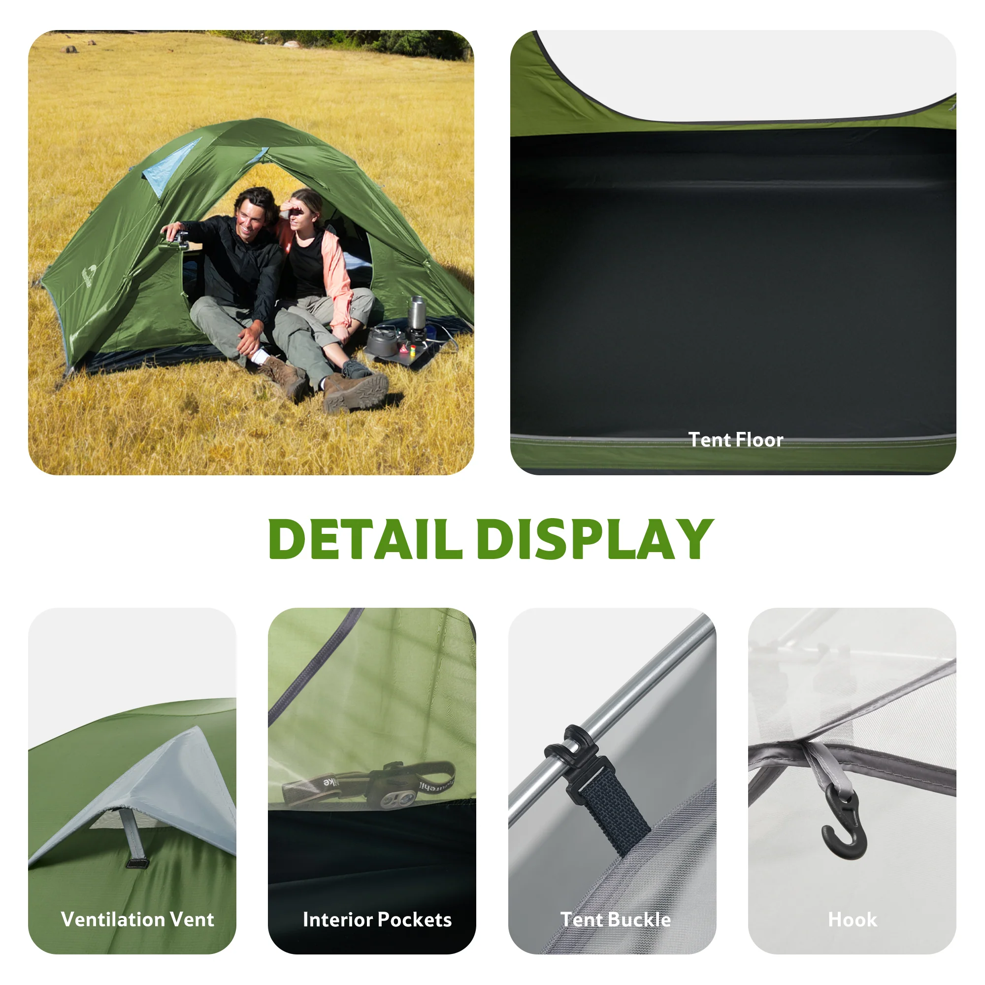 Bleik™ 3-Person Backpacking Tent - Image 11