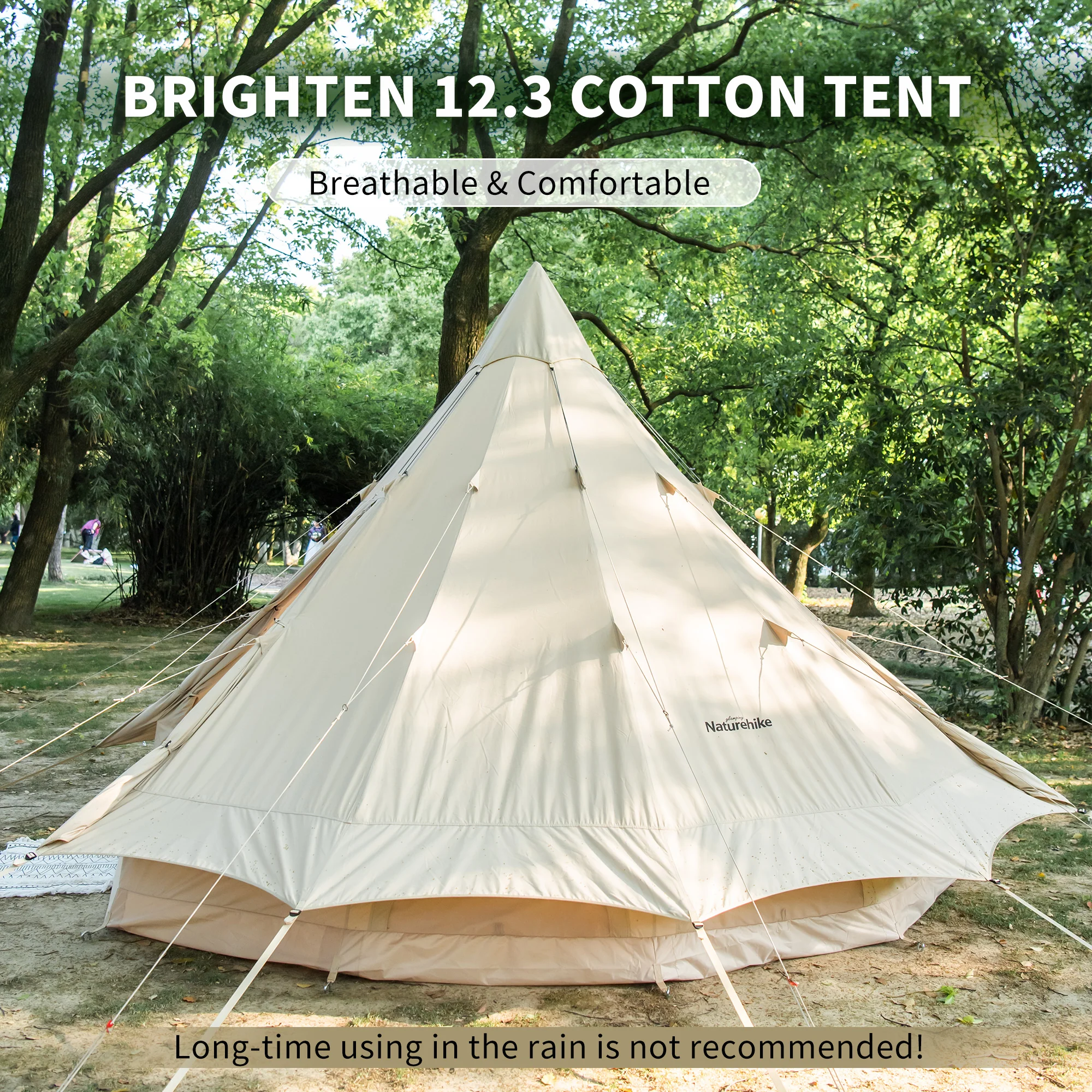 Brighten 12.3 4 Person Glamping Tent - Image 11