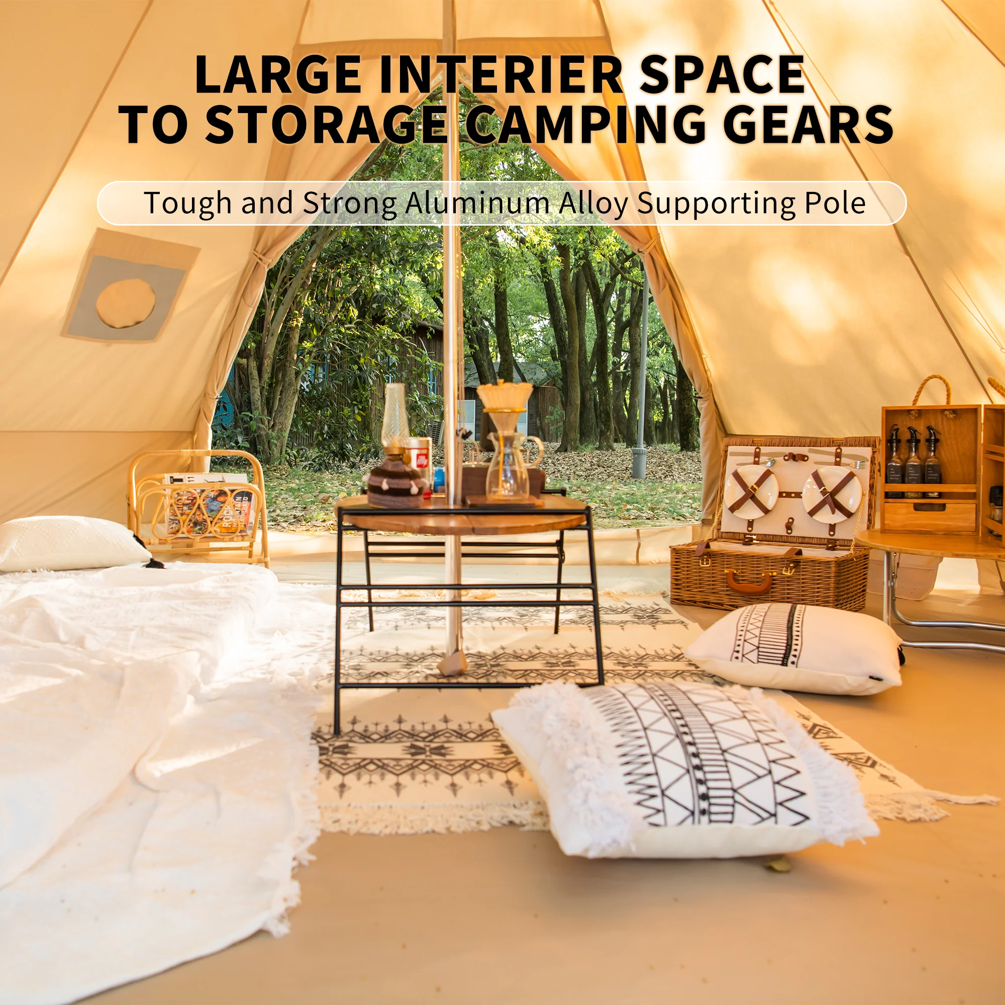 Brighten 12.3 4 Person Glamping Tent - Image 7