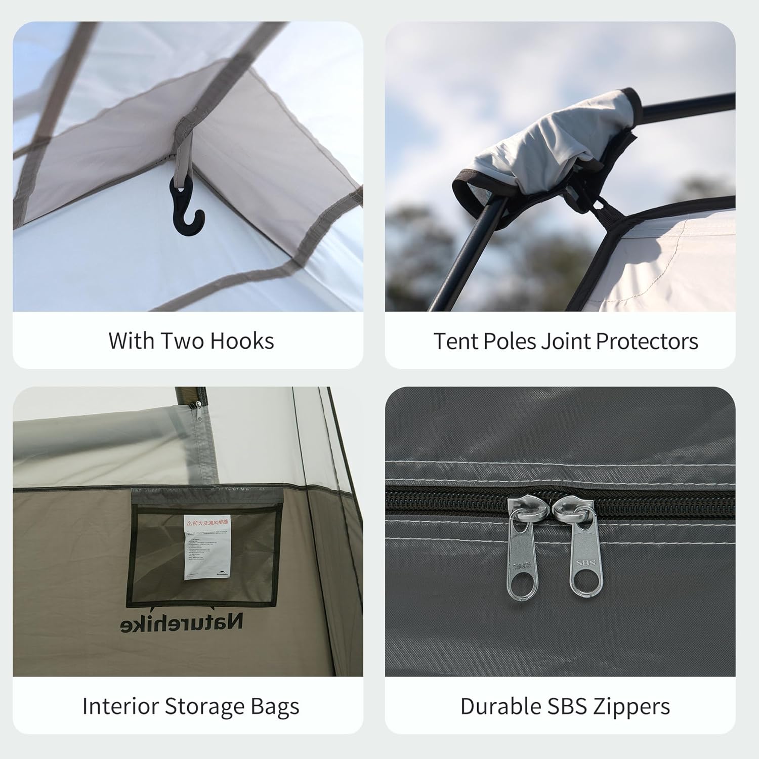 Cape™ 8.3 6-Person Square Pop-Up Camping Tent - Image 6