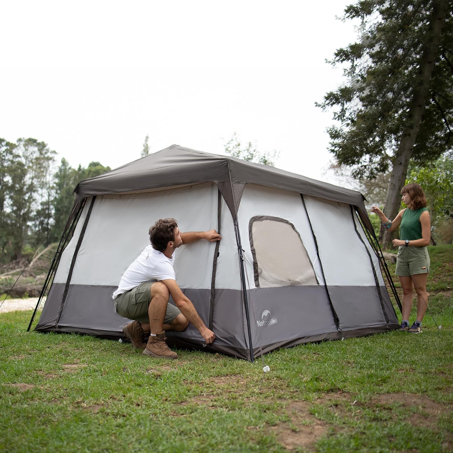 Cape™ 8.3 6-Person Square Pop-Up Camping Tent - Image 8