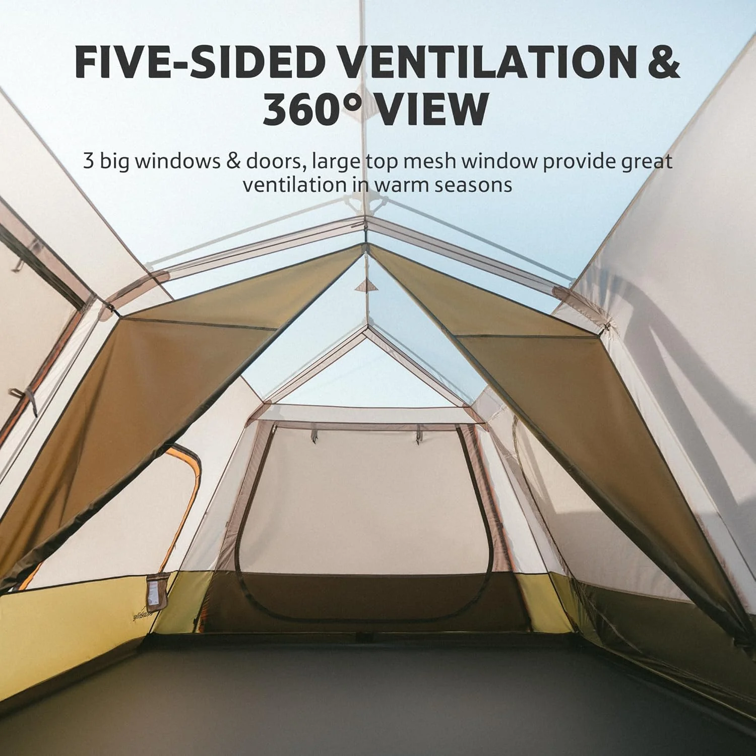 Cape™ 8-Person Pop-Up Camping Tent - Image 4