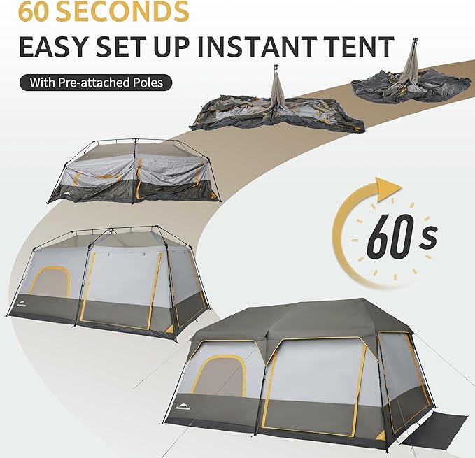 Cape™ 8-Person Pop-Up Camping Tent - Image 5
