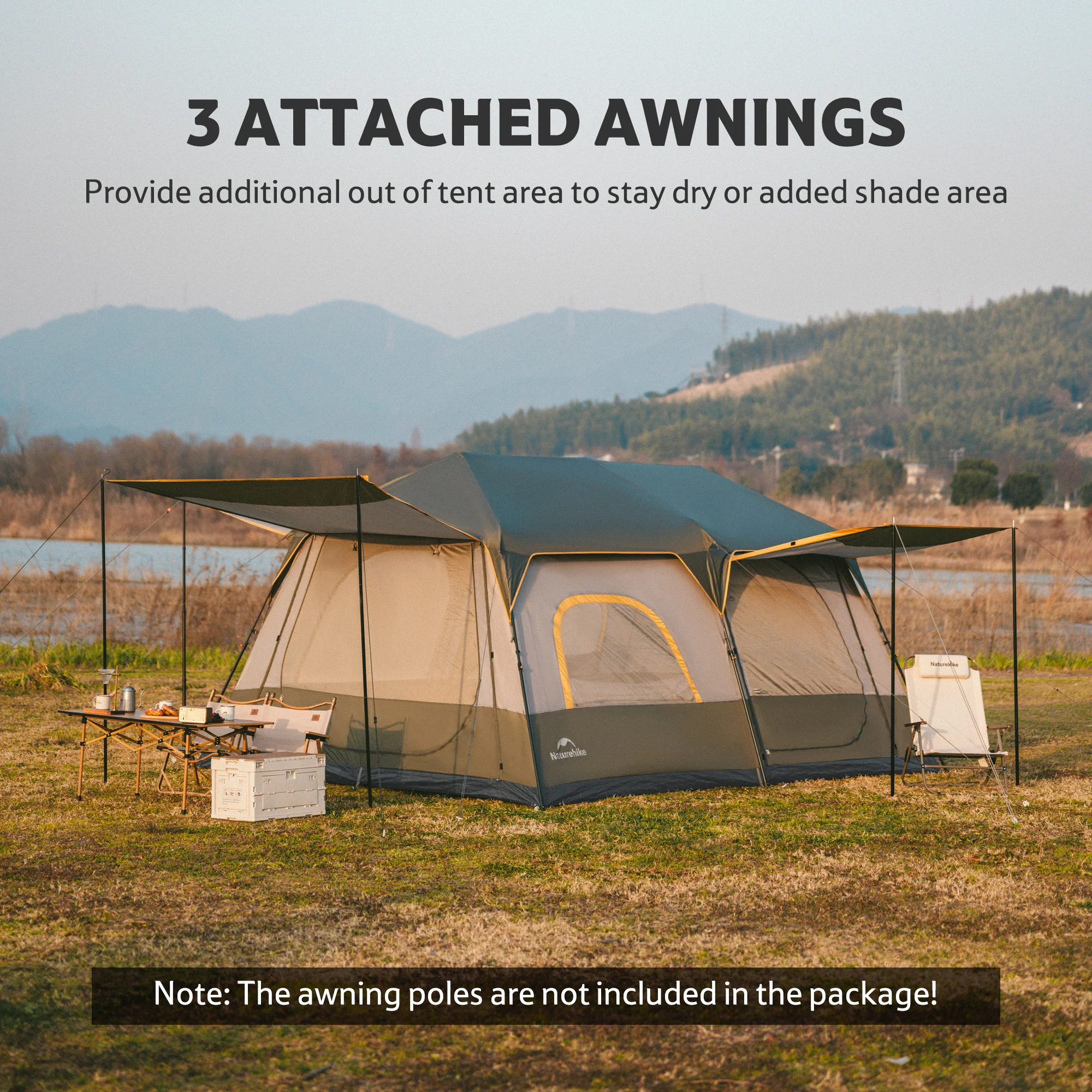 Cape™ 8-Person Pop-Up Camping Tent - Image 8