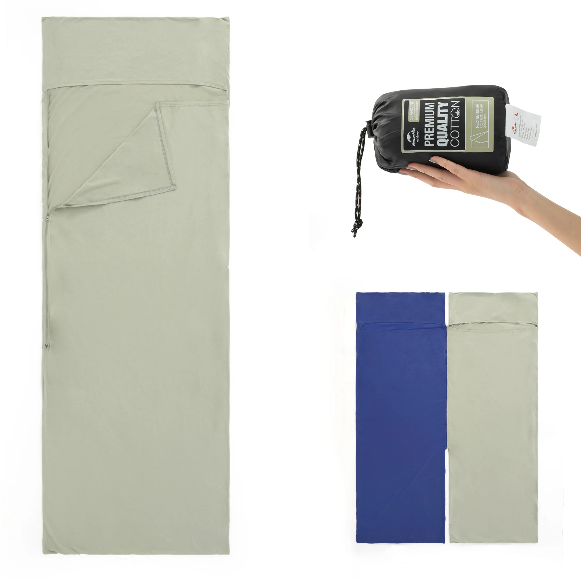 CL075 Cotton Sleeping Bag Liner - Image 2