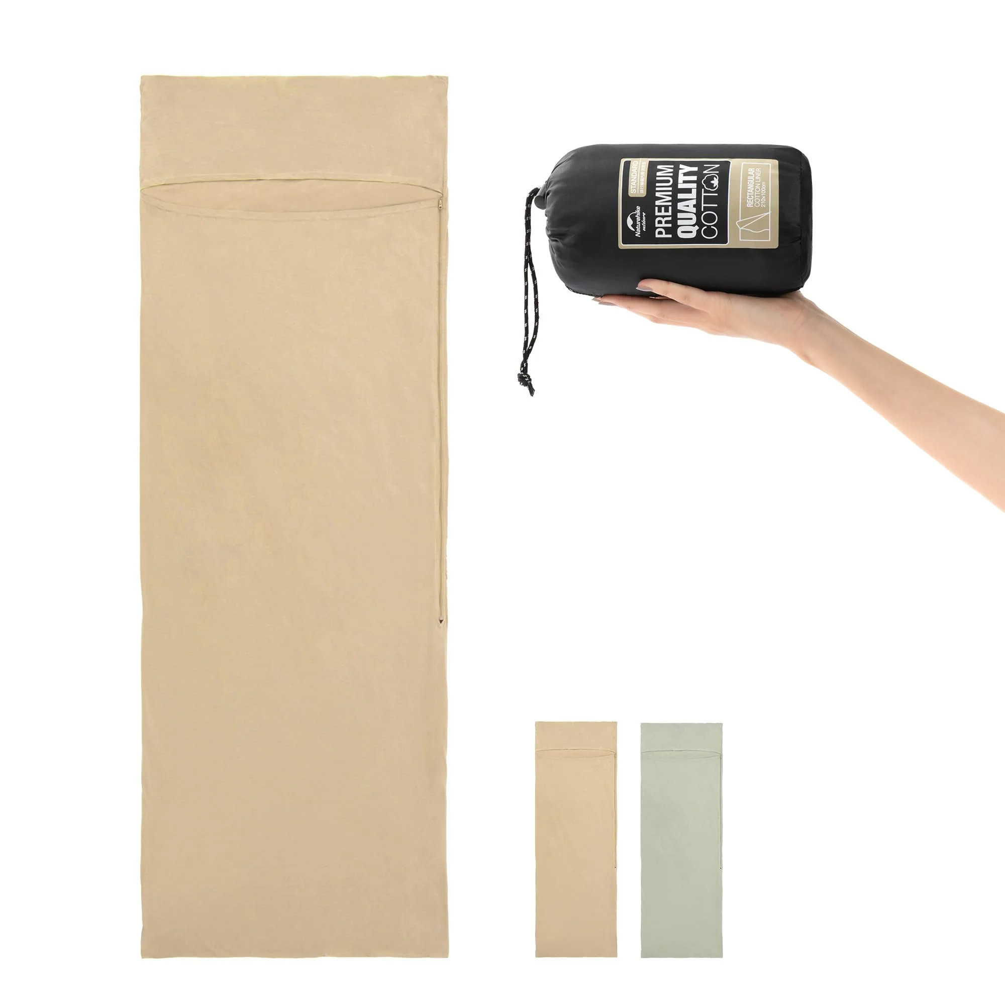 CL075 Cotton Sleeping Bag Liner - Image 4