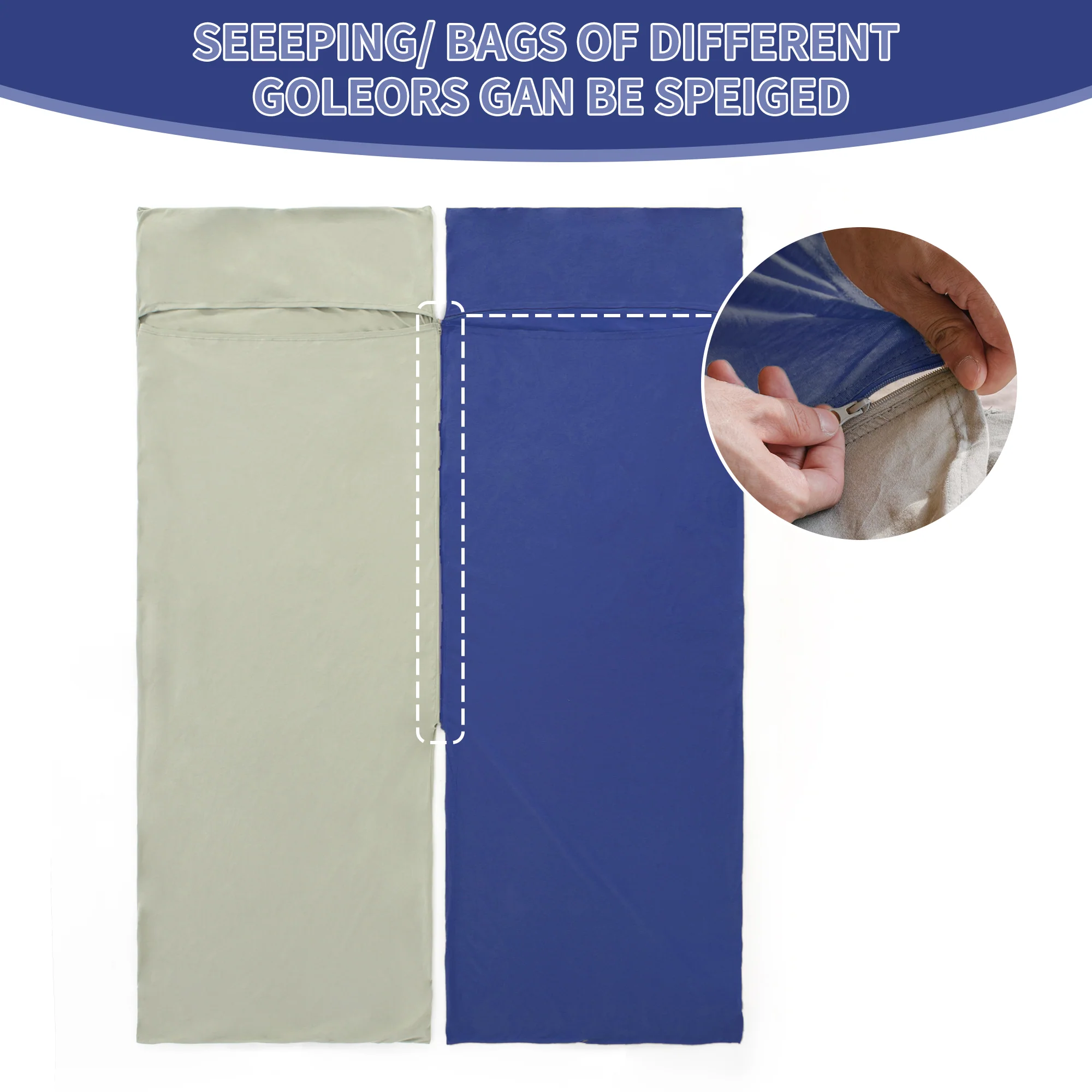 CL075 Cotton Sleeping Bag Liner - Image 7
