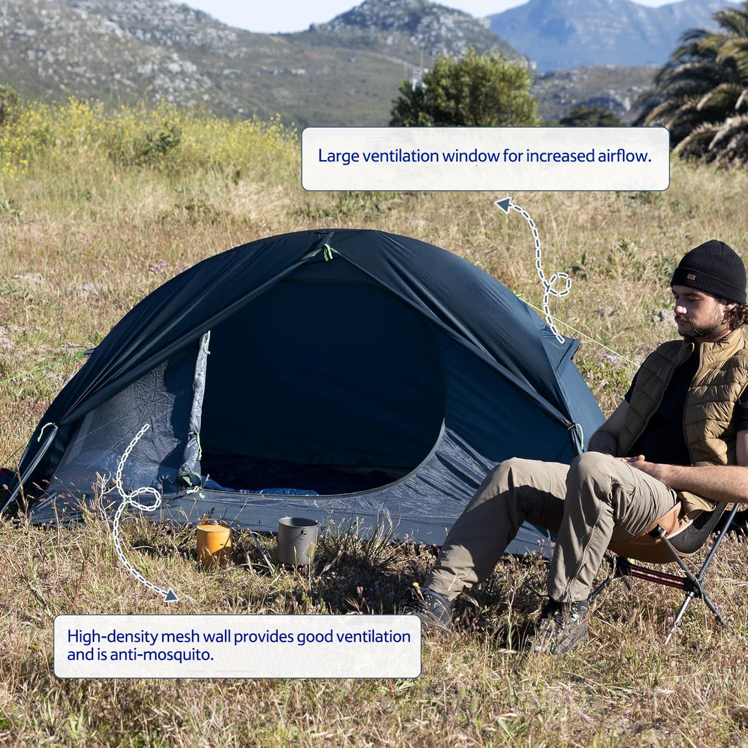 Cloud Trek™ 1-Person Ultralight Bikepacking Tent - Image 5