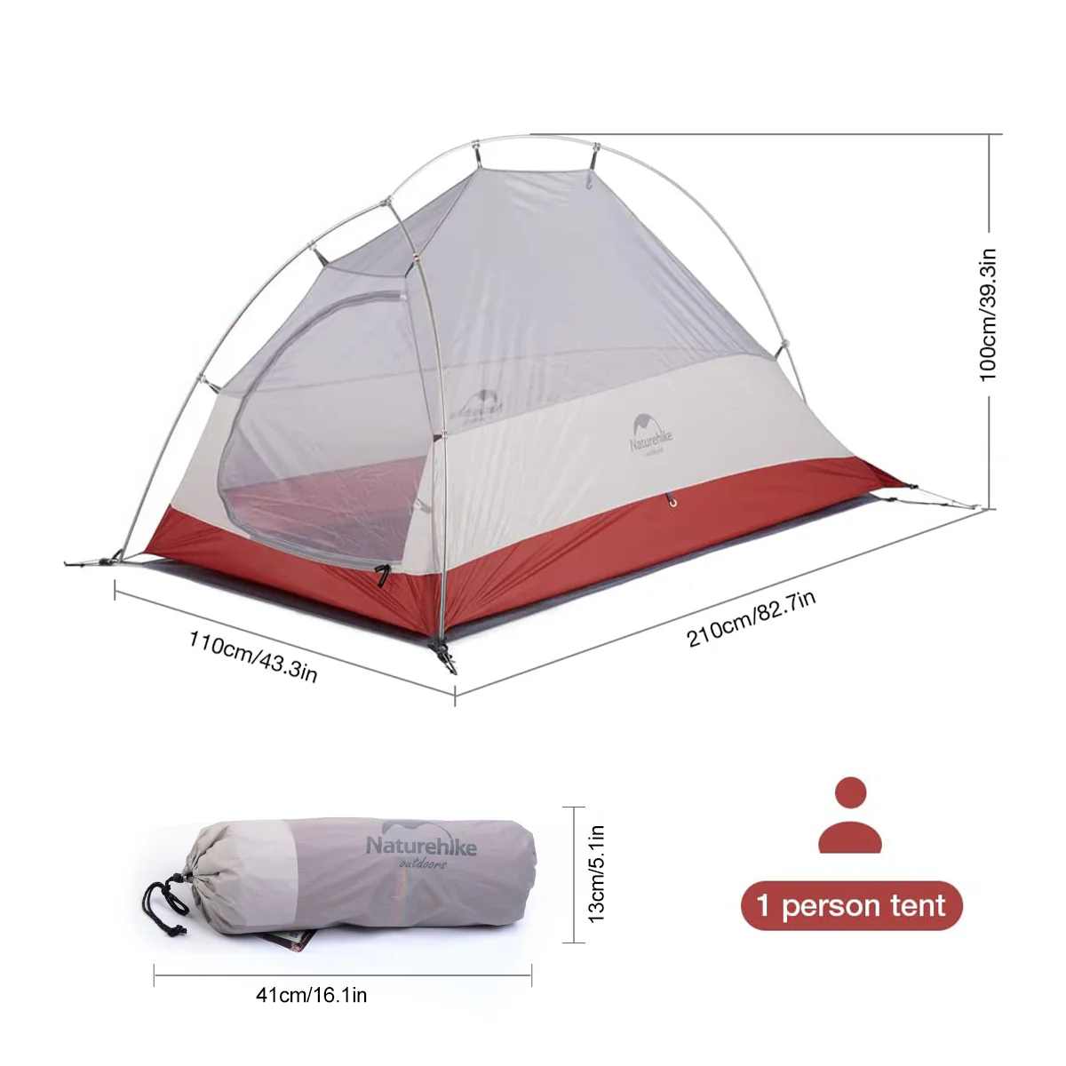 Cloud Up™ 1-Person Ultralight Backpacking Tent - Image 3