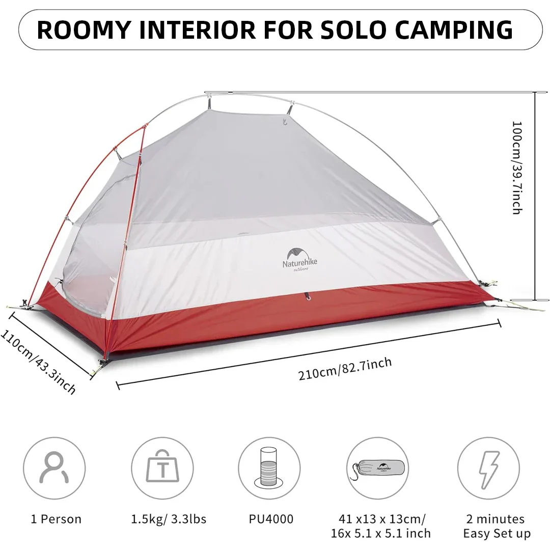 Cloud Up™ 1-Person Ultralight Backpacking Tent - Image 4