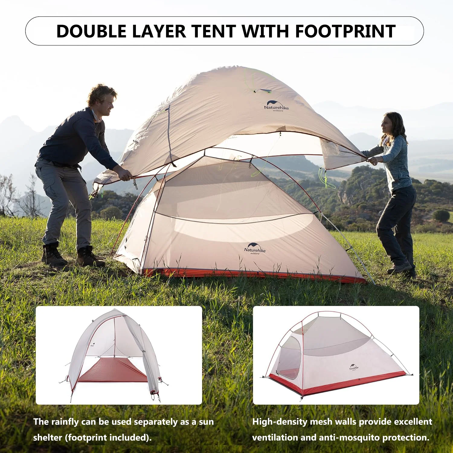 Cloud Up™ 2-Person Ultralight Backpacking Tent - Image 4