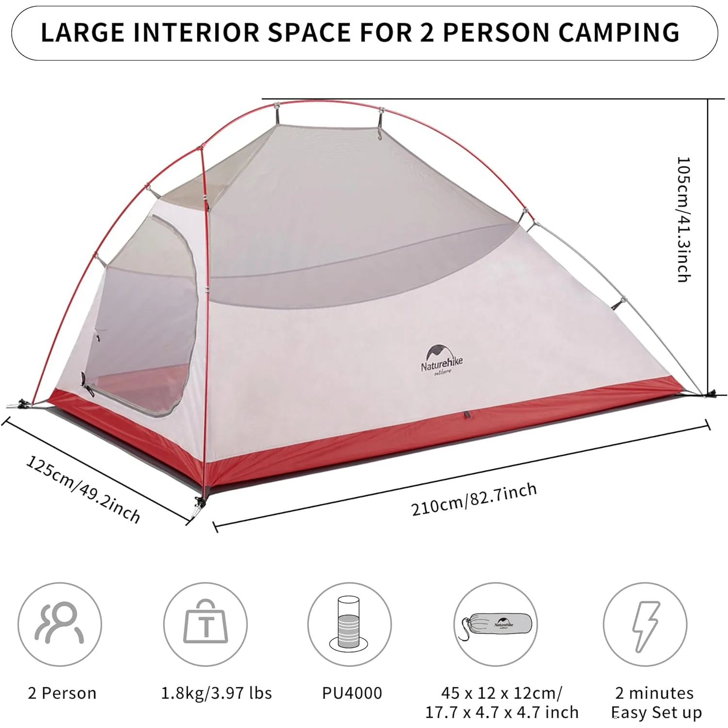 Cloud Up™ 2-Person Ultralight Backpacking Tent - Image 6