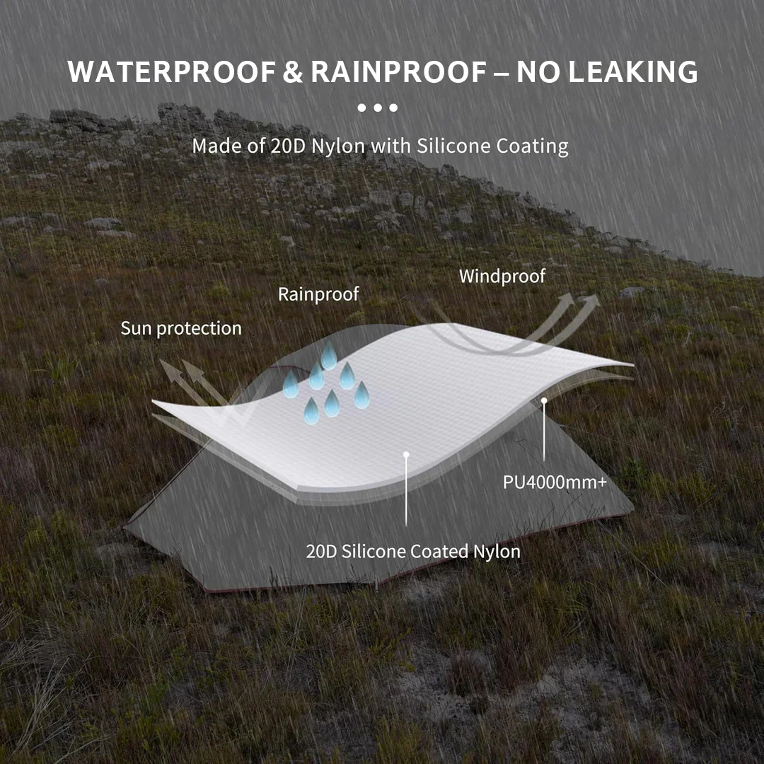 Cloud Up™ 3-Person Ultralight Backpacking Tent - Image 3