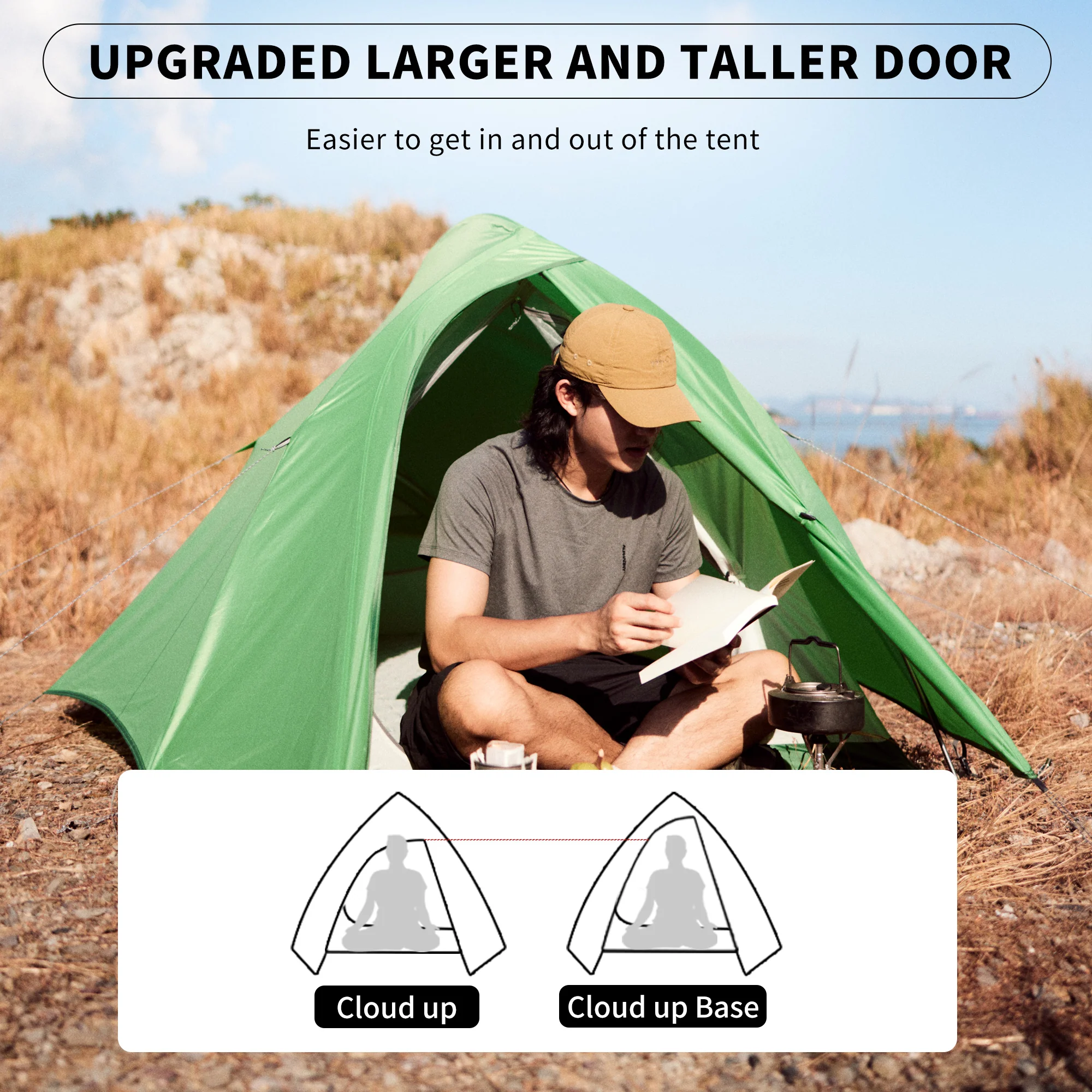 Cloud Up™ Base 1-Person Ultralight Backpacking Tent - Image 5