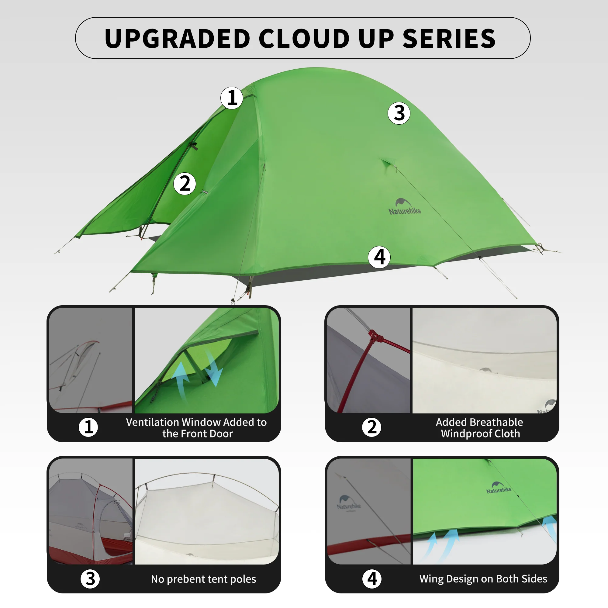 Cloud Up™ Base 2-Person Ultralight Backpacking Tent - Image 8