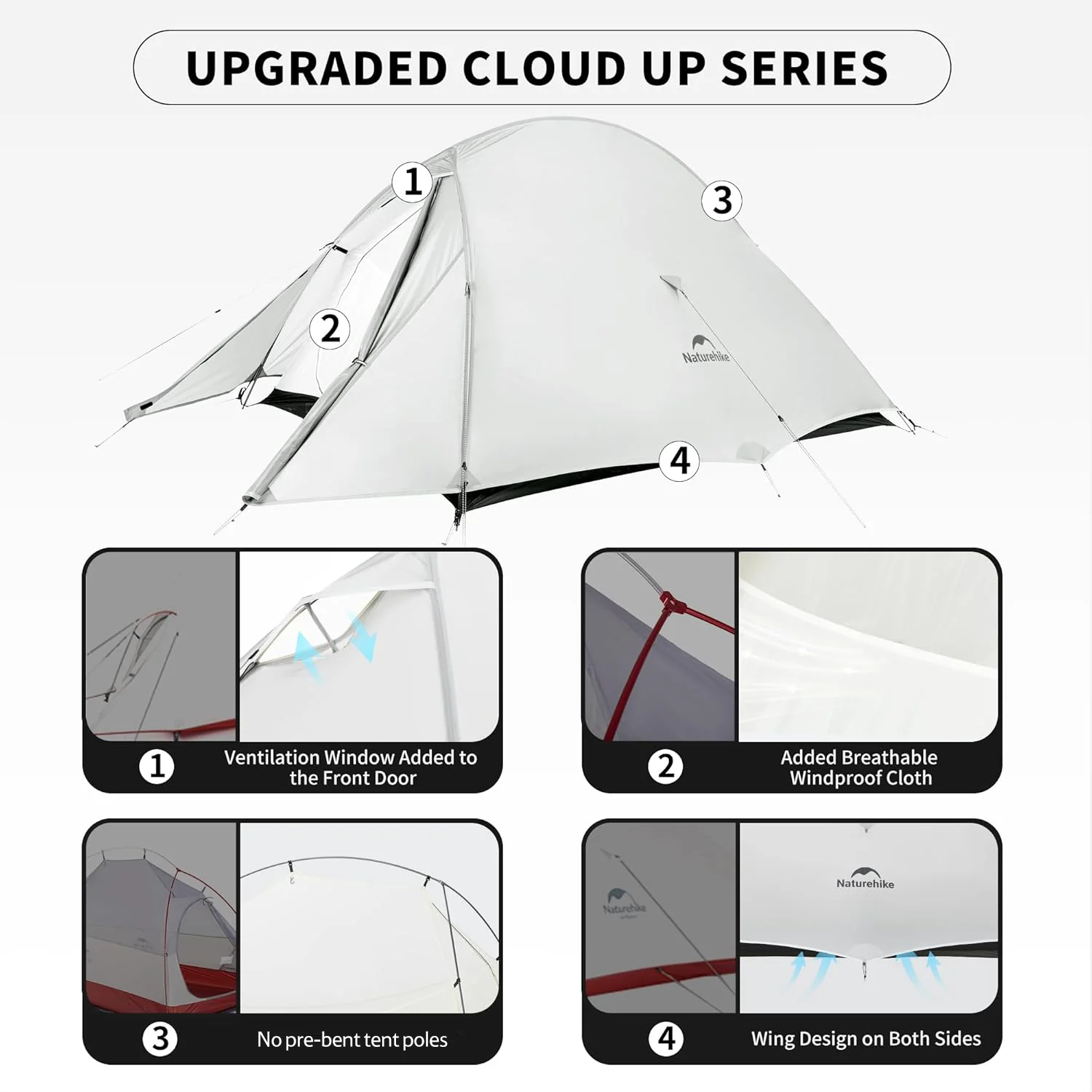 Cloud Up™ UL 1-Person Ultralight Backpacking Tent - Image 4