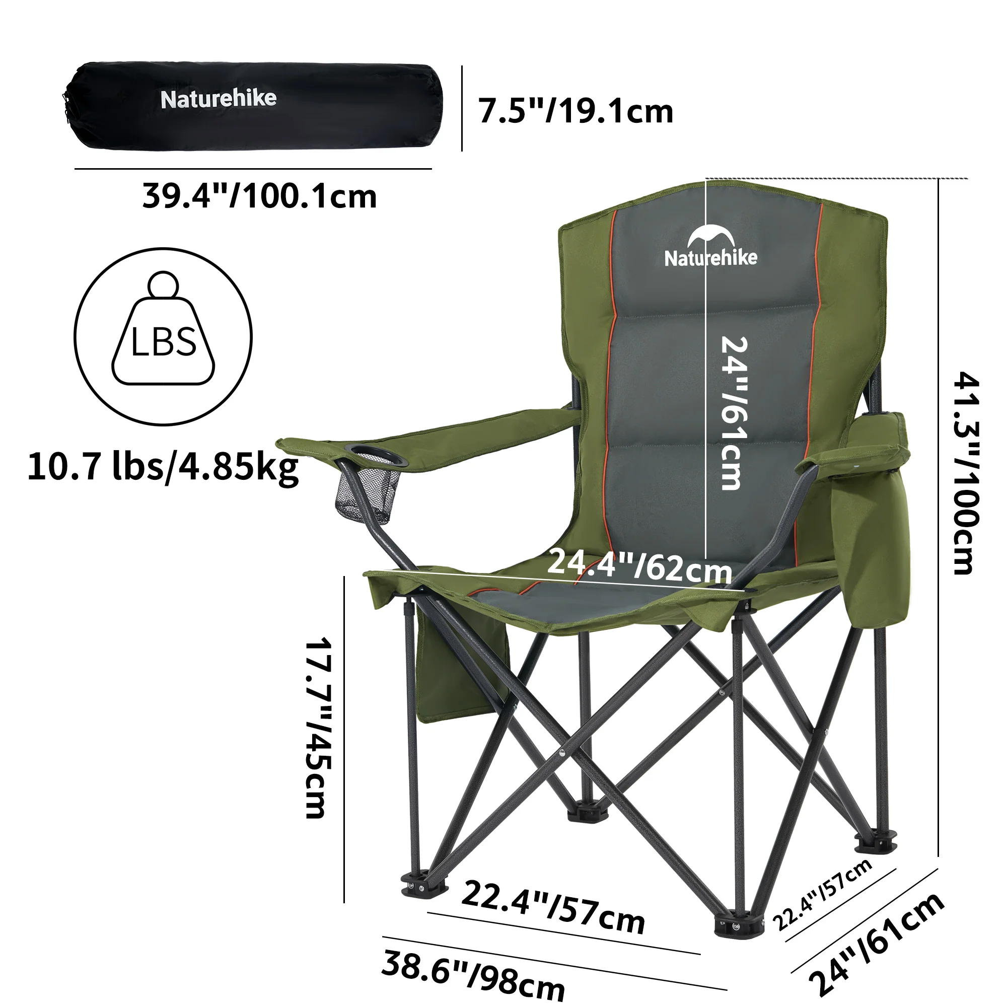ComfortMax™ T01 Portable Camping Chair - Image 3