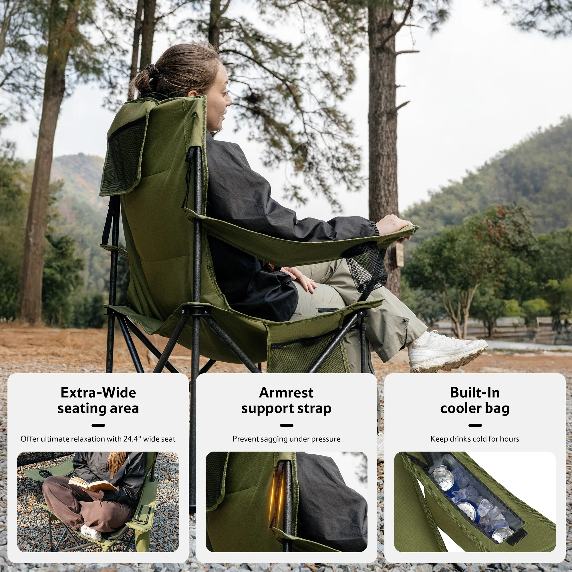 ComfortMax™ T01 Portable Camping Chair - Image 6