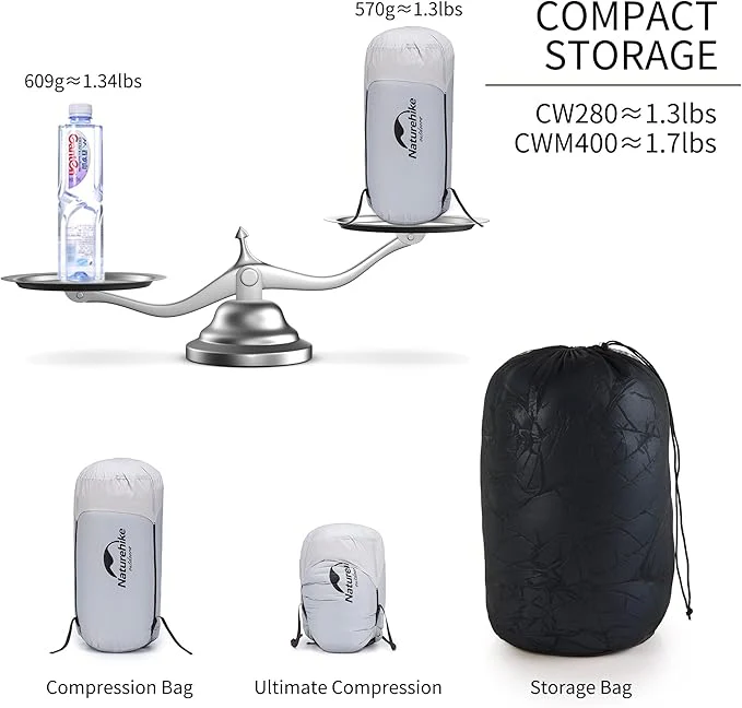 CW™280 Down Ultralight Sleeping Bag 51.9°F / 12°C - Image 3