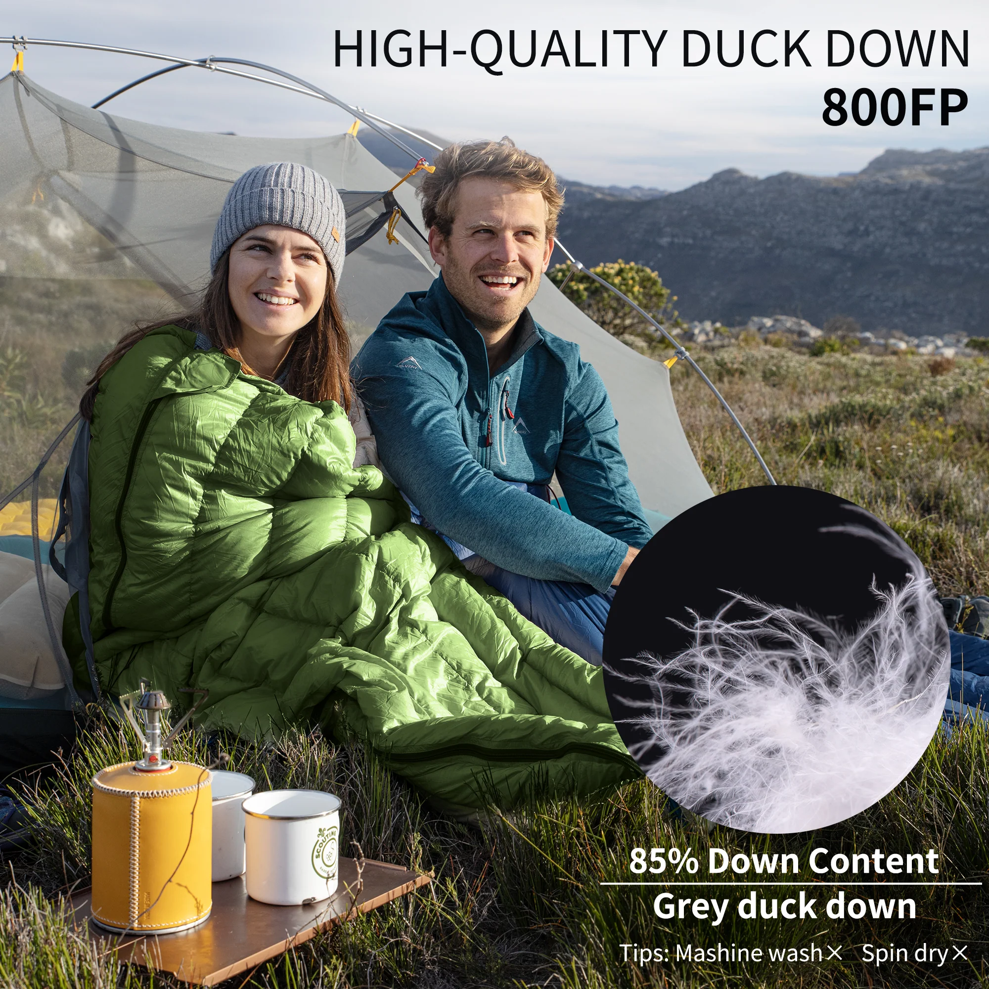 CW™295 Down Ultralight Sleeping Bag 54°F / 12°C - Image 6