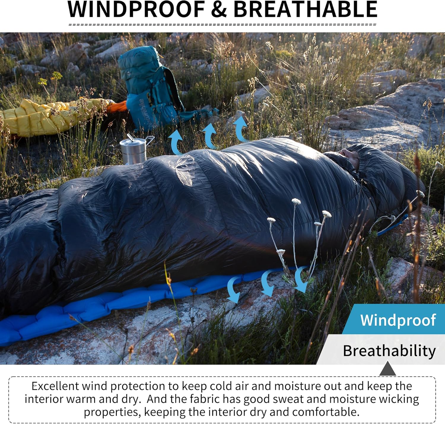 CW™400 Down Ultralight Sleeping Bag 41°F / 5°C - Image 9