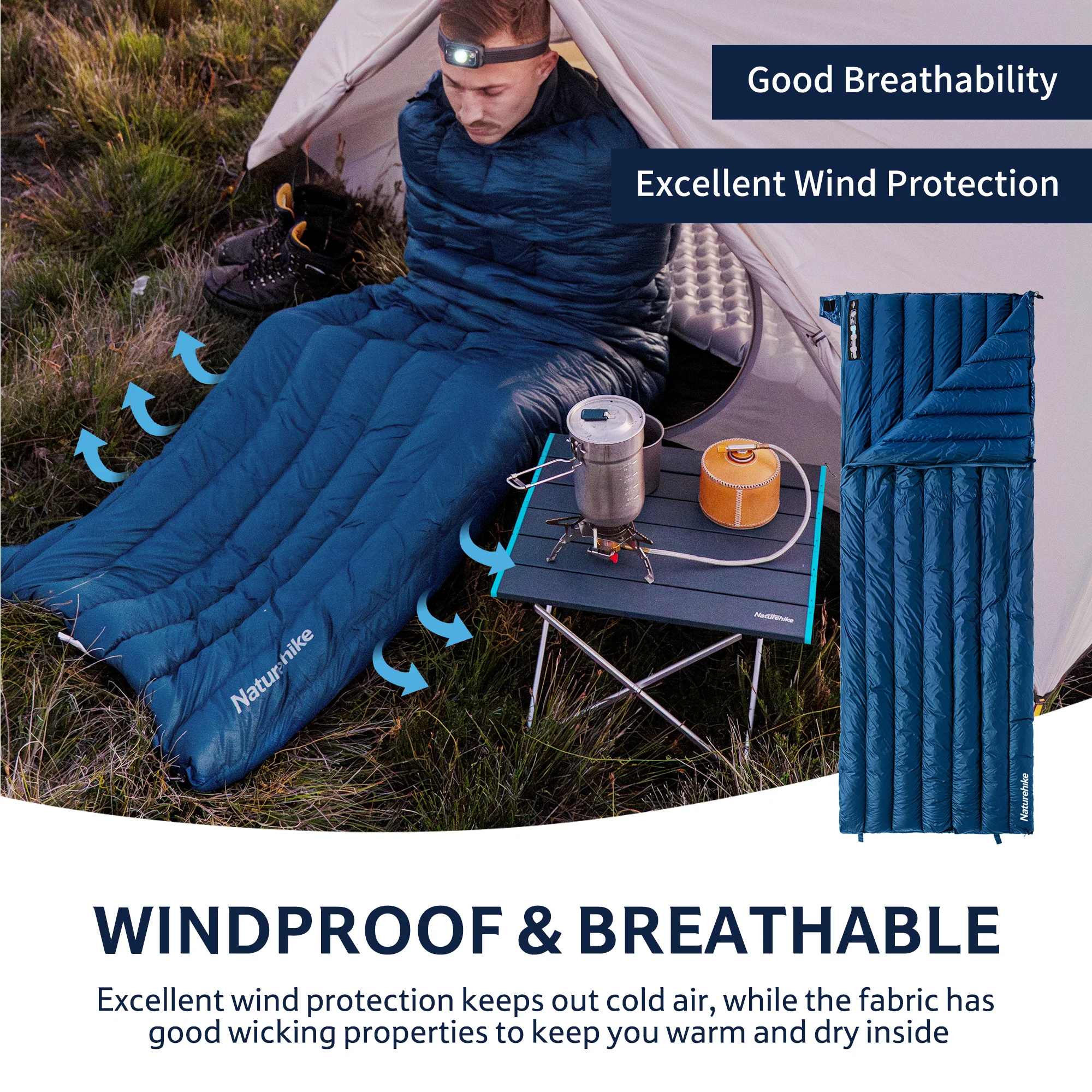 CWM™400 Down Ultralight Sleeping Bag 43°F / 6°C - Image 15