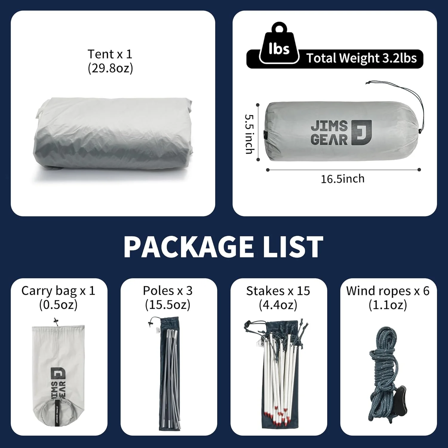 DABAN™ 2-Person Ultralight 4-Season Tunnel Tent - Image 2