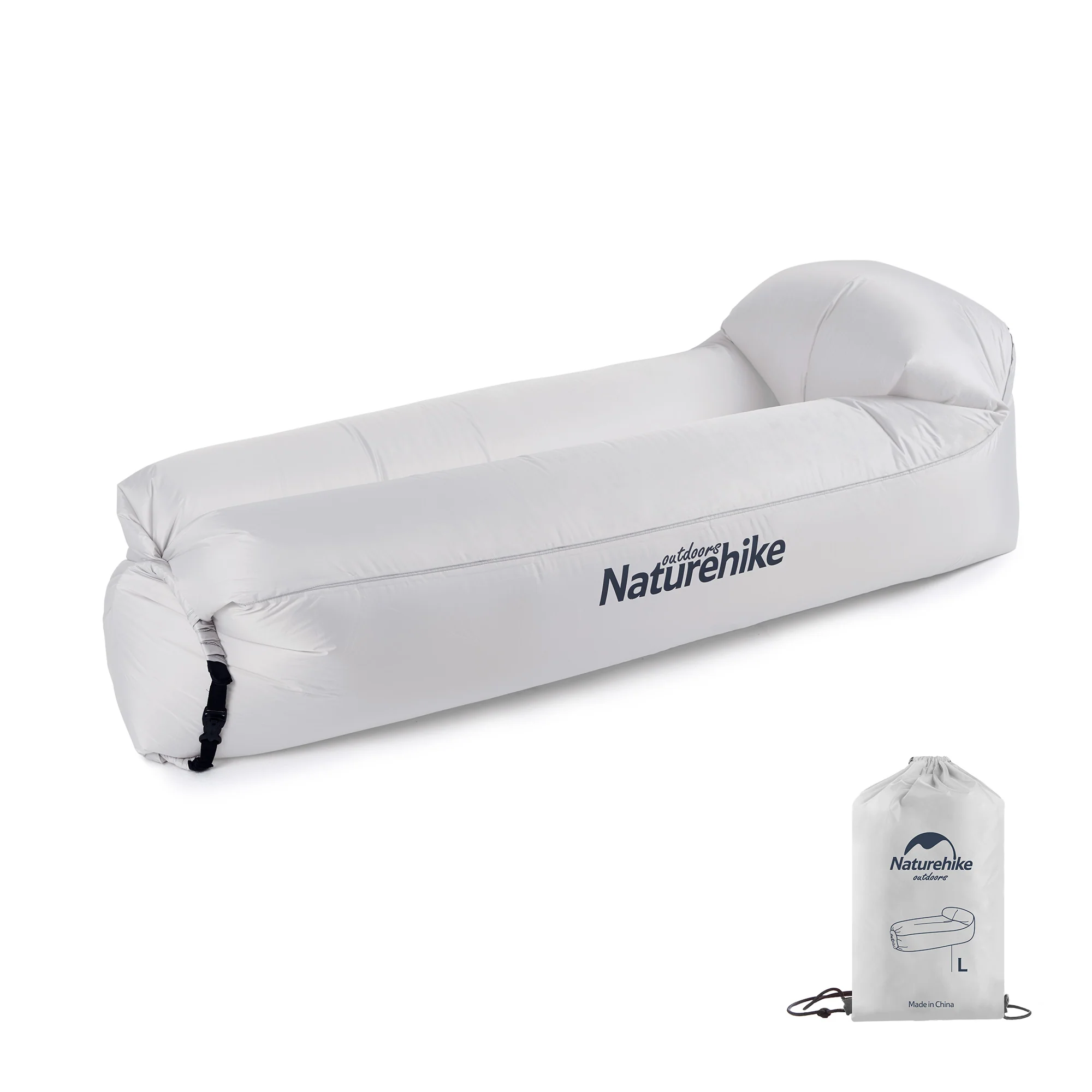 Double Lazy Inflatable Sofa With Pillow - Image 2