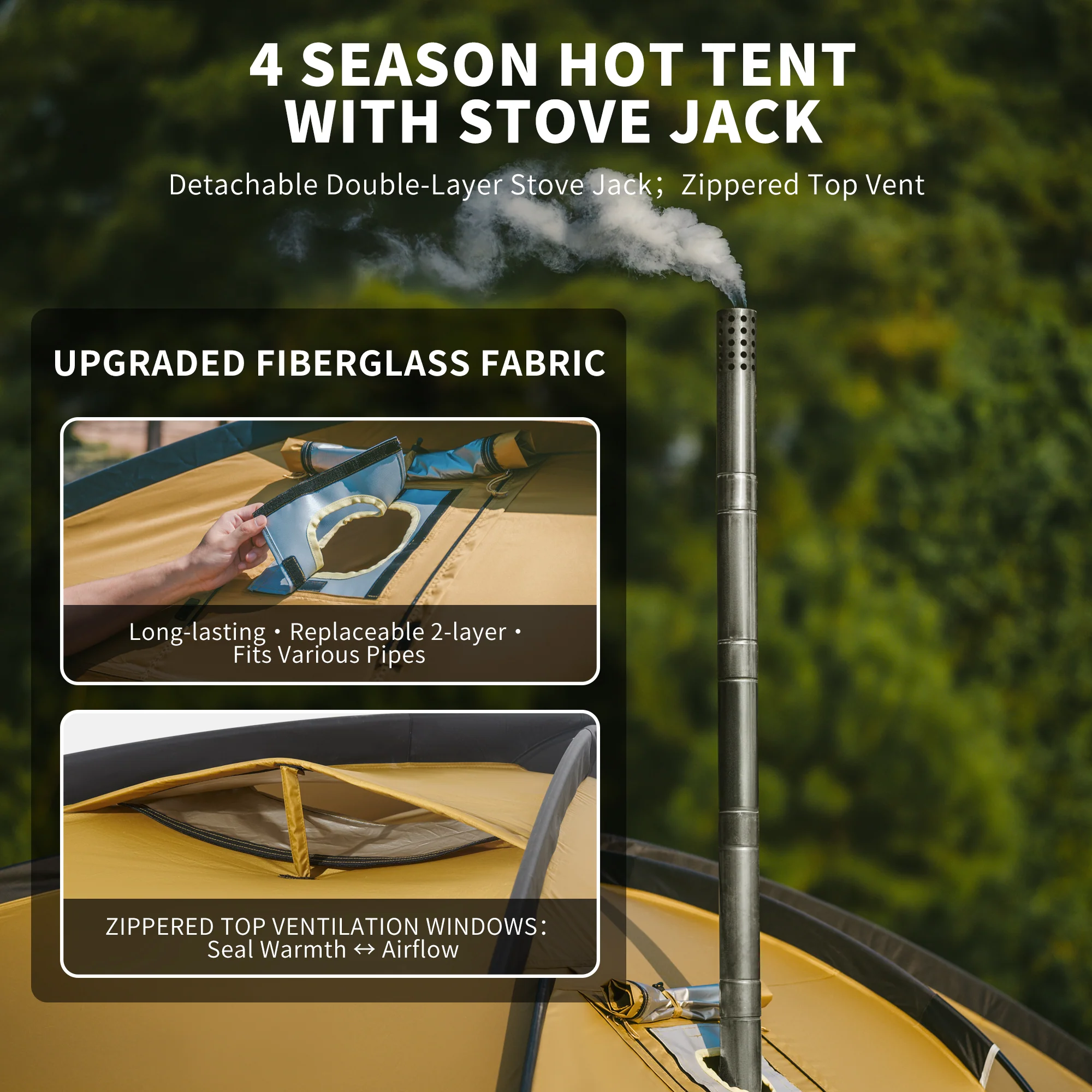 Dune™ 10.9 Pro 4-Person Hot Tent - Image 7