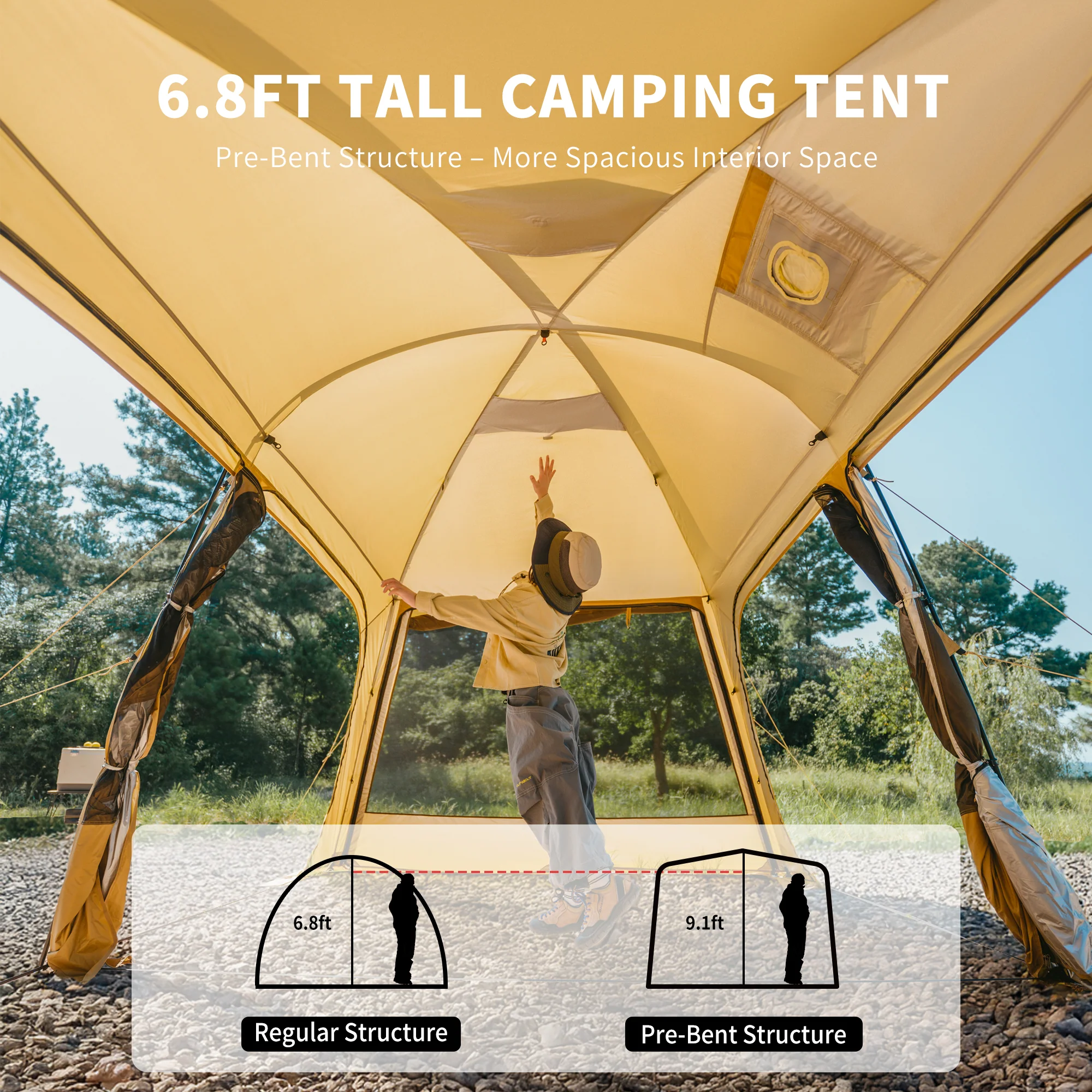 Dune™ 10.9 Pro 4-Person Hot Tent - Image 8