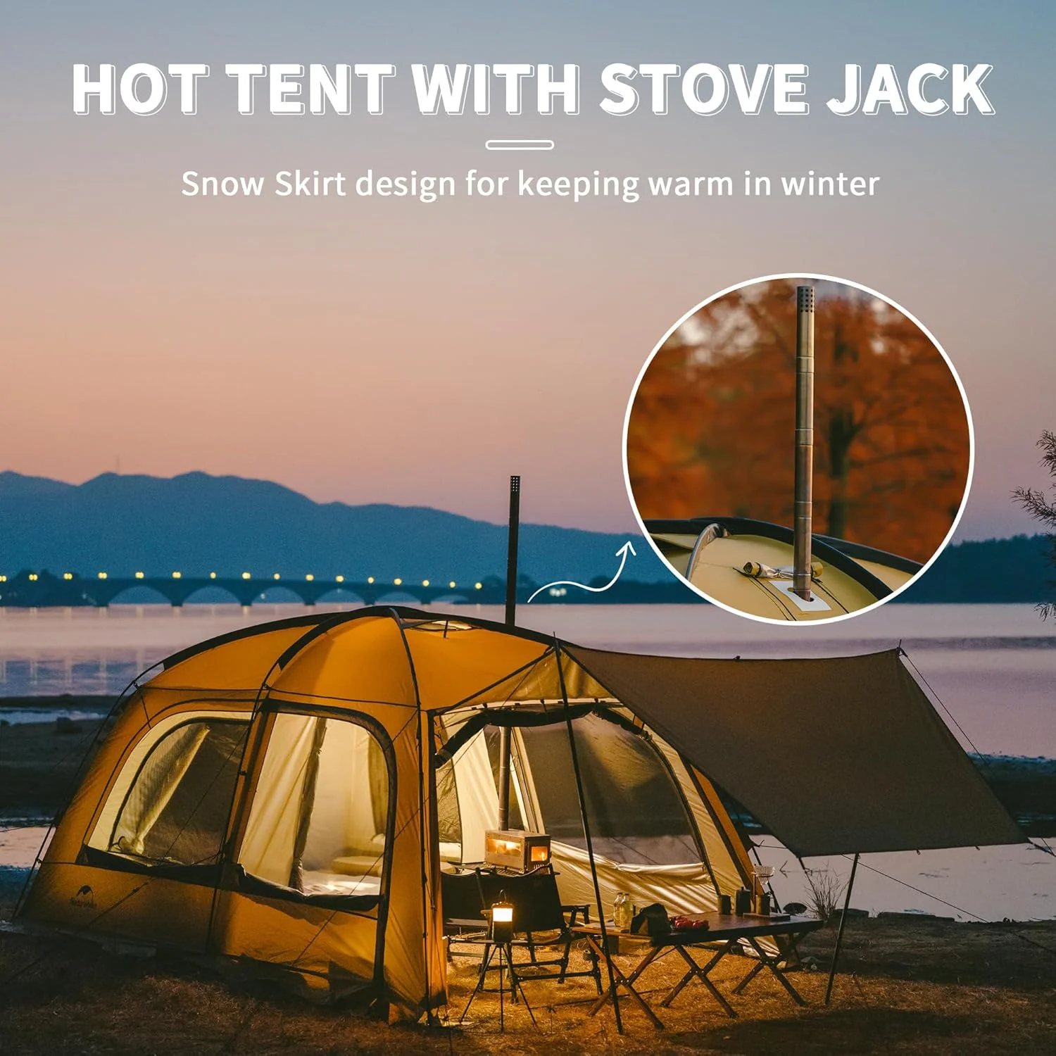 Dune™ 10.9 4-Person Hot Tent - Image 3