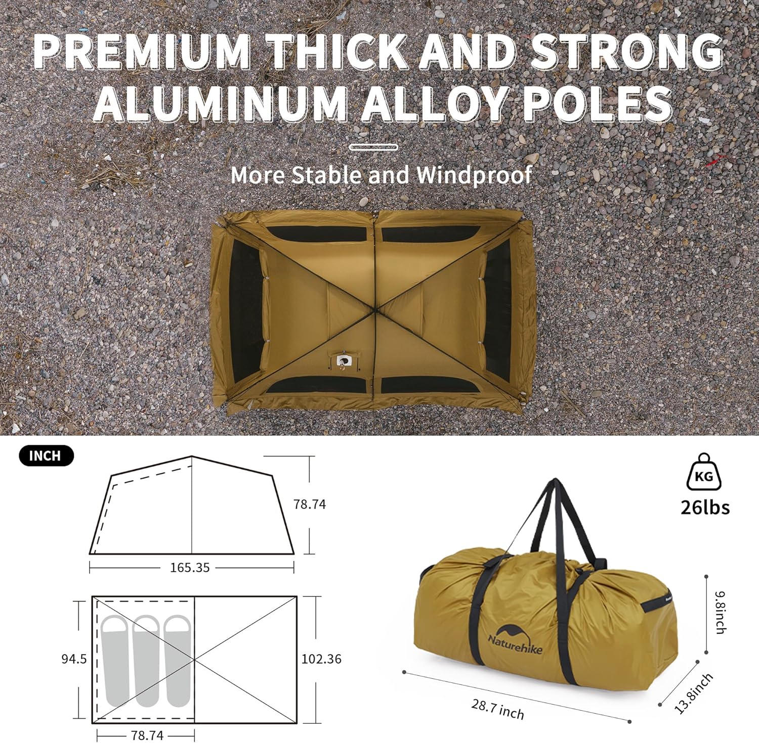 Dune™ 10.9 4-Person Hot Tent - Image 6