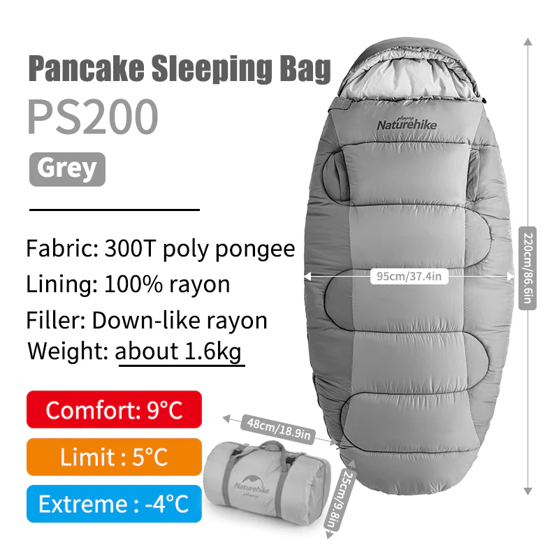 Egg-shaped Cotton Sleeping Bags With Arm Holes - Image 3