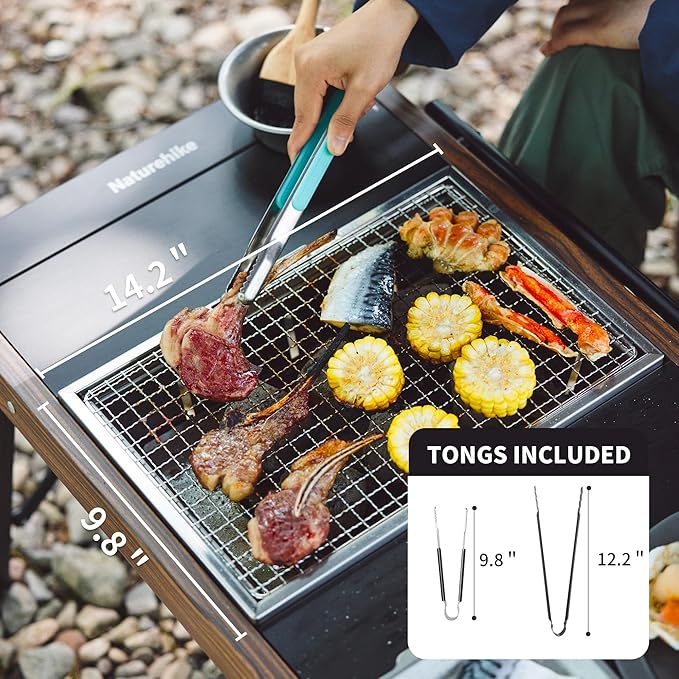 FieldVale™ Stainless Steel Folding BBQ Grill - Image 6