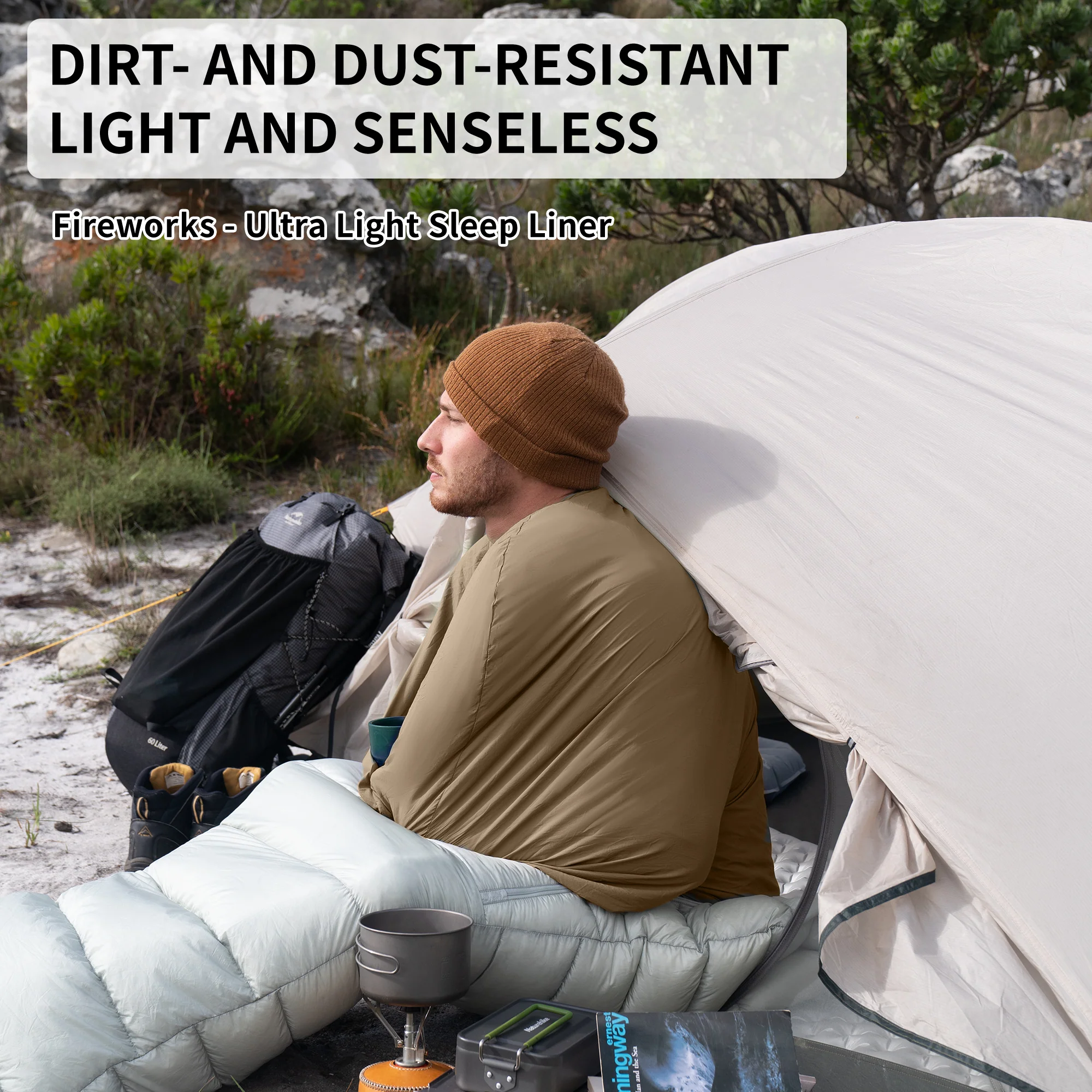 Flame™ Ultralight Sleeping Bag Liner - Image 3