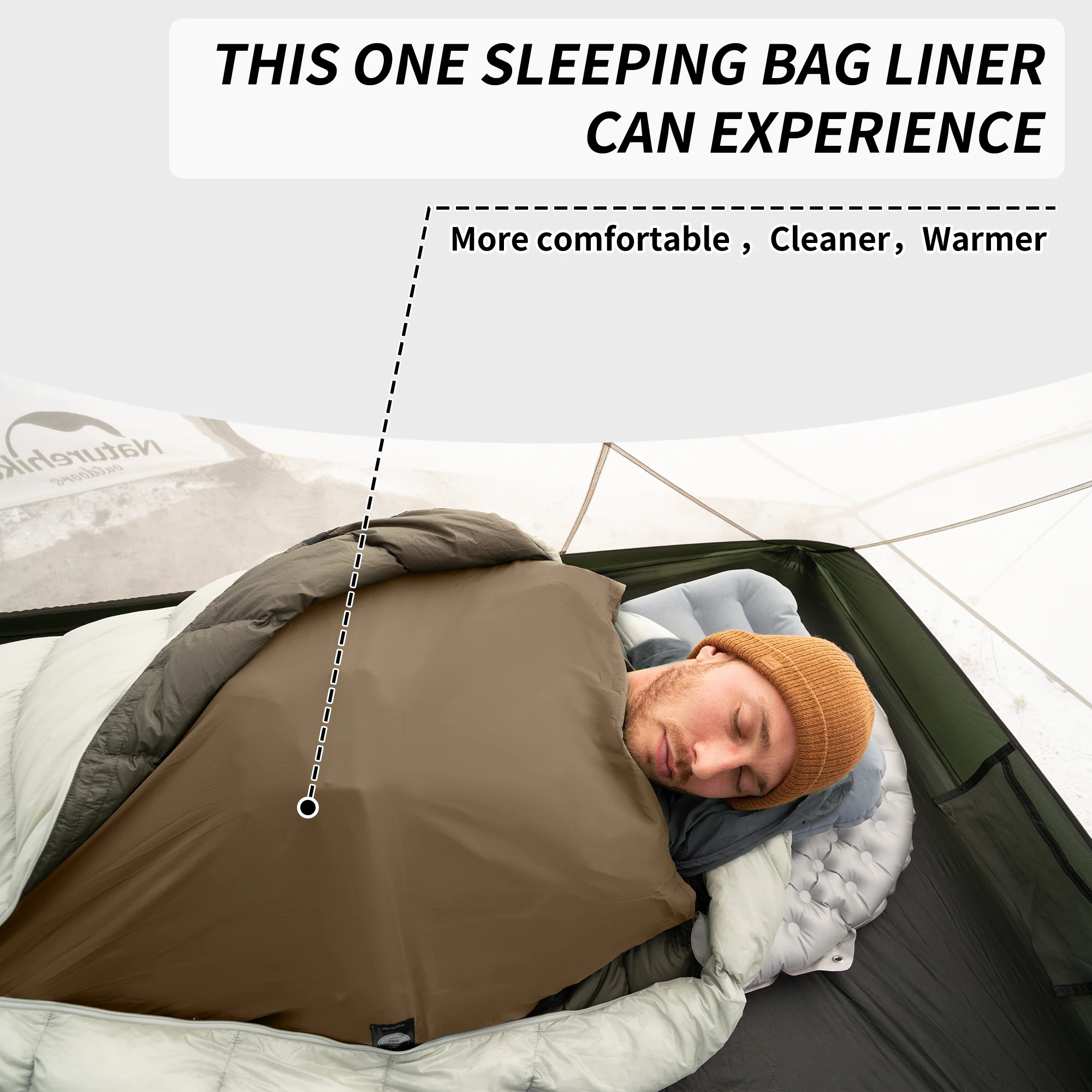 Flame™ Ultralight Sleeping Bag Liner - Image 4