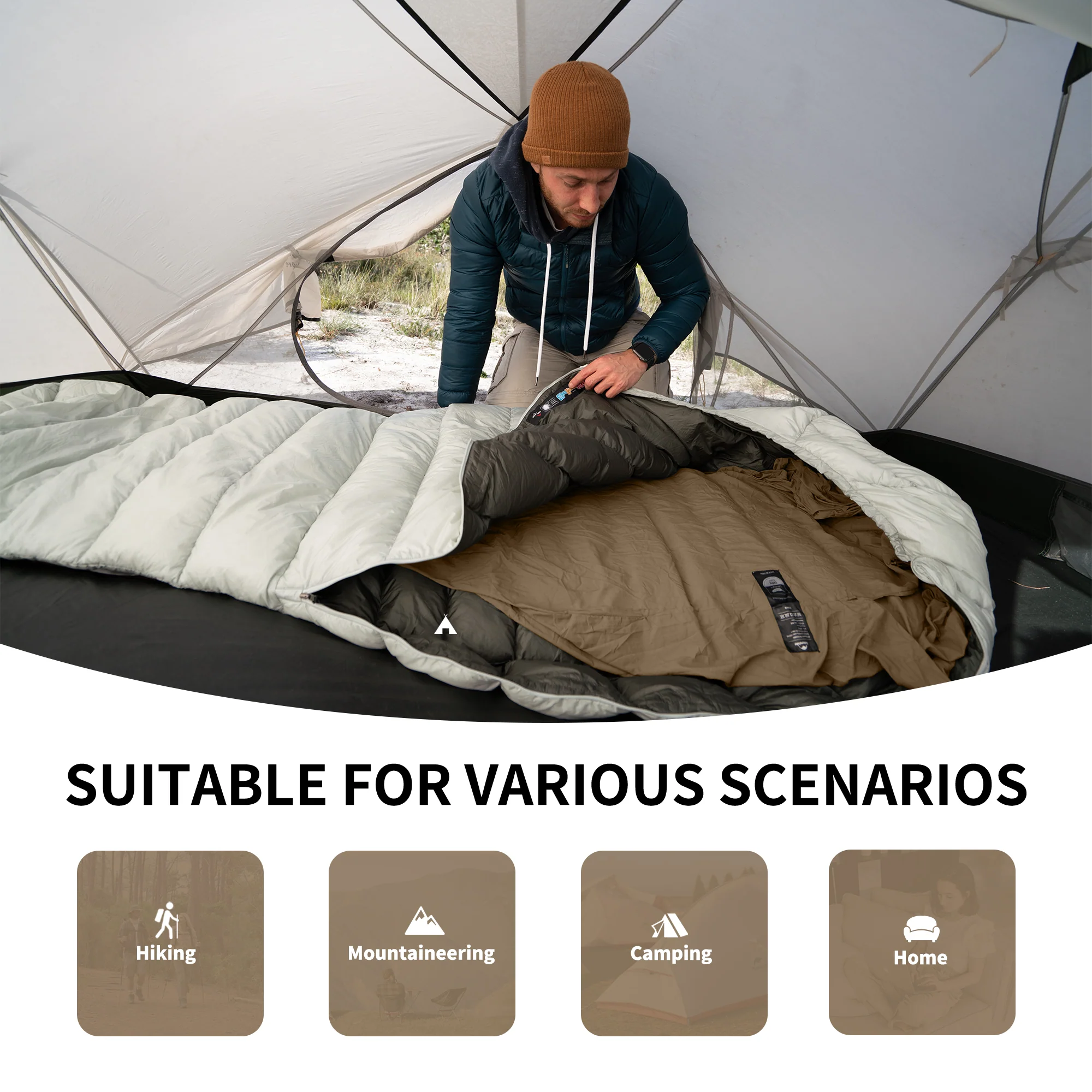 Flame™ Ultralight Sleeping Bag Liner - Image 8