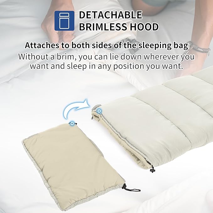 FlowLite™ LD150 Hooded Synthetic Sleeping Bag 54°F / 12°C - Image 4