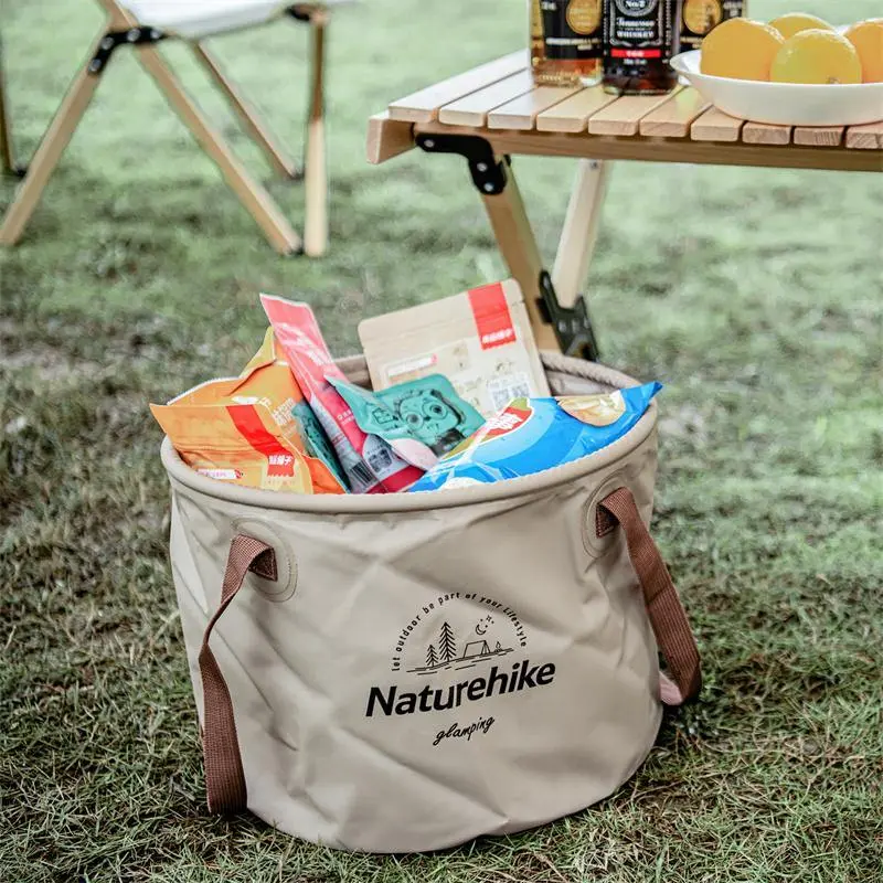Naturehike Foldable Waterproof Round Camping Bucket - Image 4